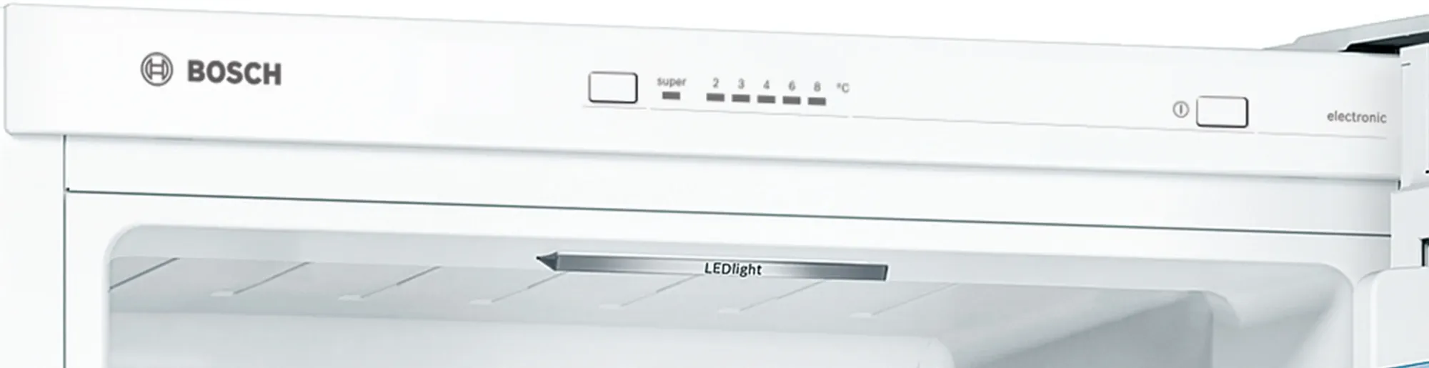 Série 4 Réfrigérateur combiné pose-libre 176 x 60 cm Blanc KGV33VWEP