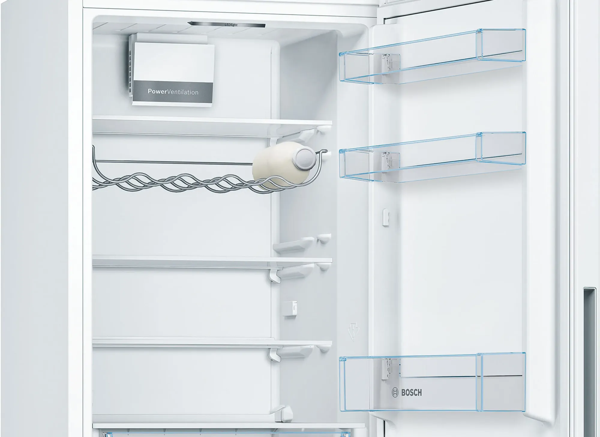 Série 4 Réfrigérateur combiné pose-libre 186 x 60 cm Blanc KGV36VWEAS