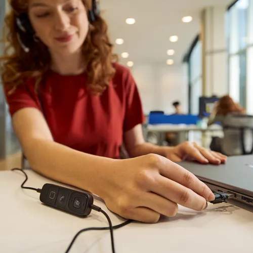 HP Poly Mission 625 Kabelgebundenes Stereo-USB-Headset