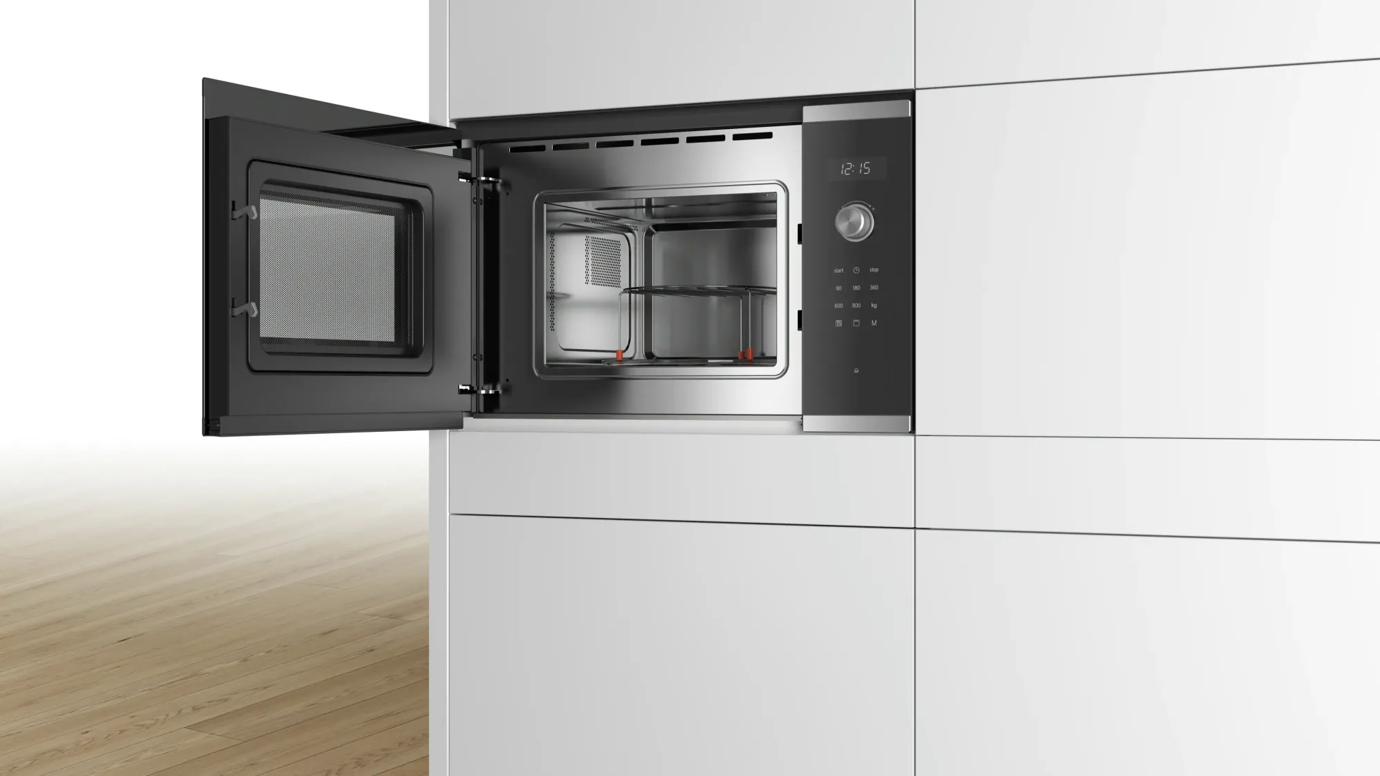 Série 6 Micro-ondes encastrable avec gril Inox BEL524MS0