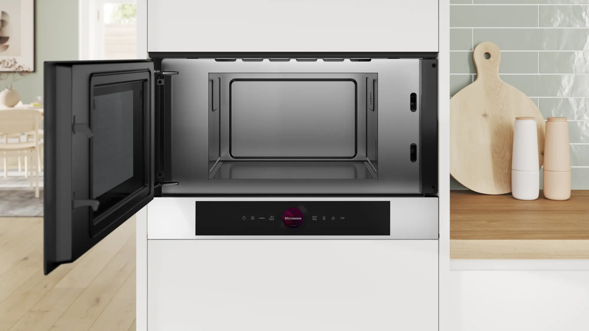 Série 8 Micro-ondes encastrable Blanc BFL7221W1