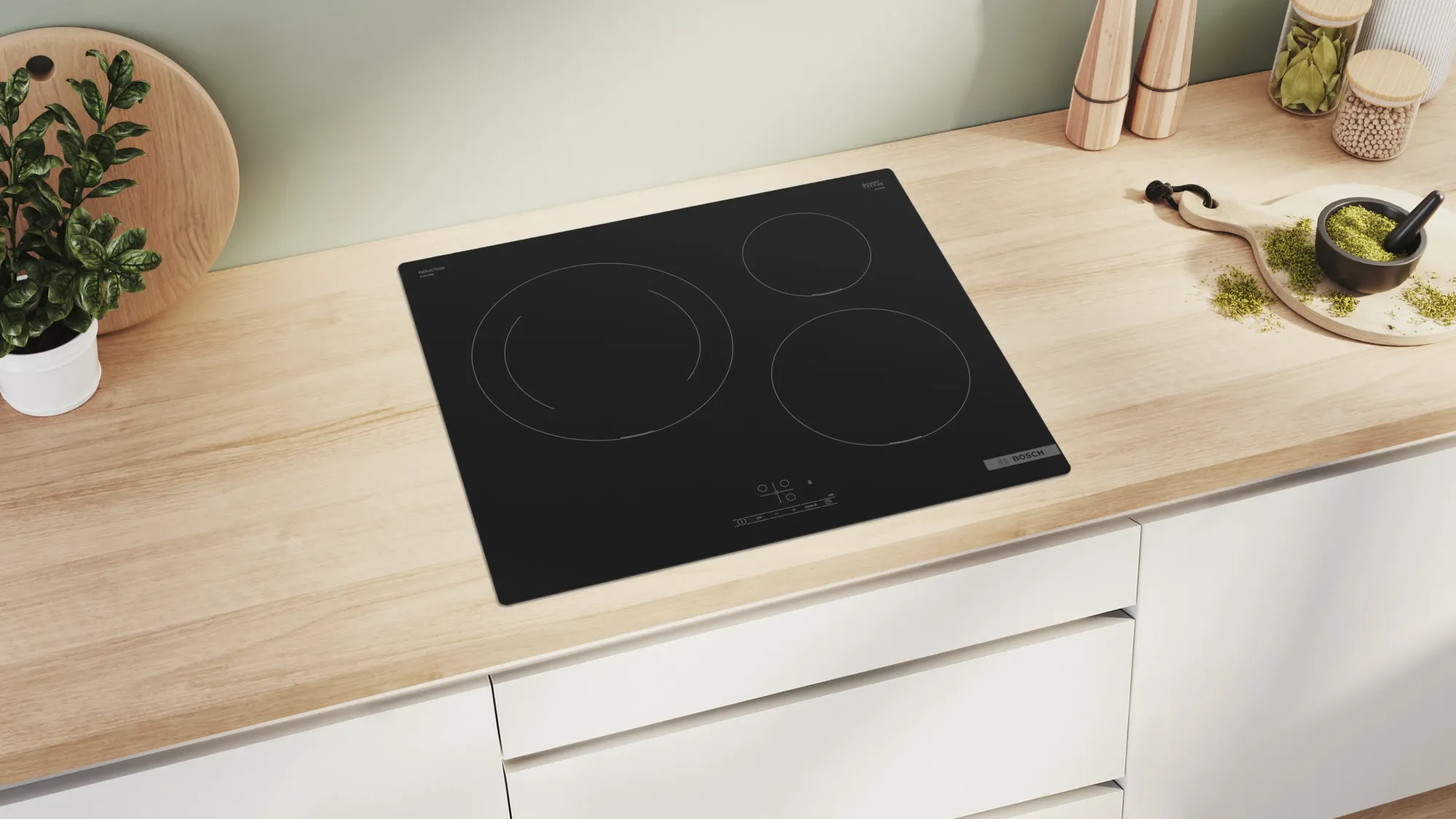 Série 4 Table à induction 60 cm sans cadre PIJ611BB5E