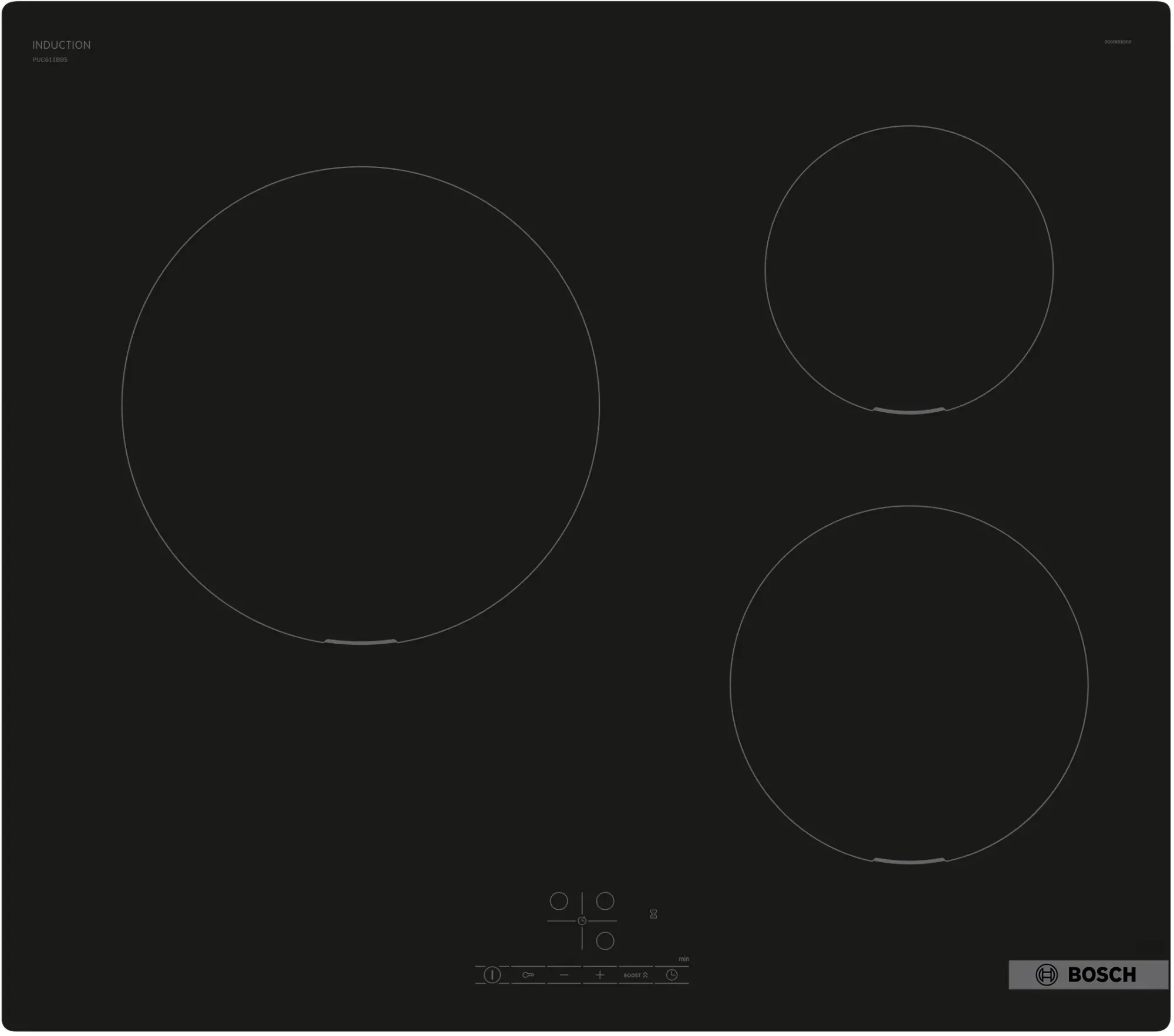 Série 4 Table à induction 60 cm sans cadre PUC611BB5E