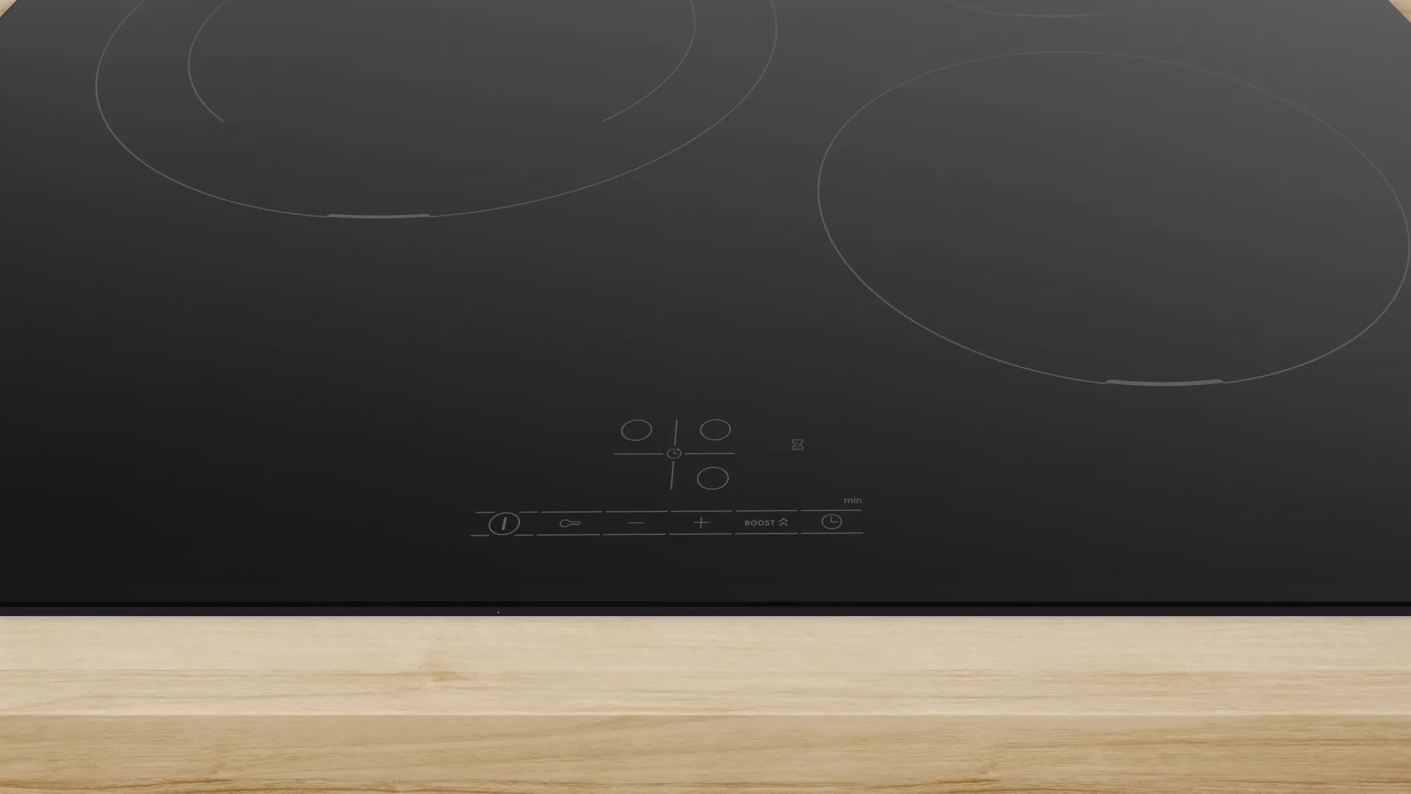 Série 4 Table à induction 60 cm sans cadre PUJ611BB5E