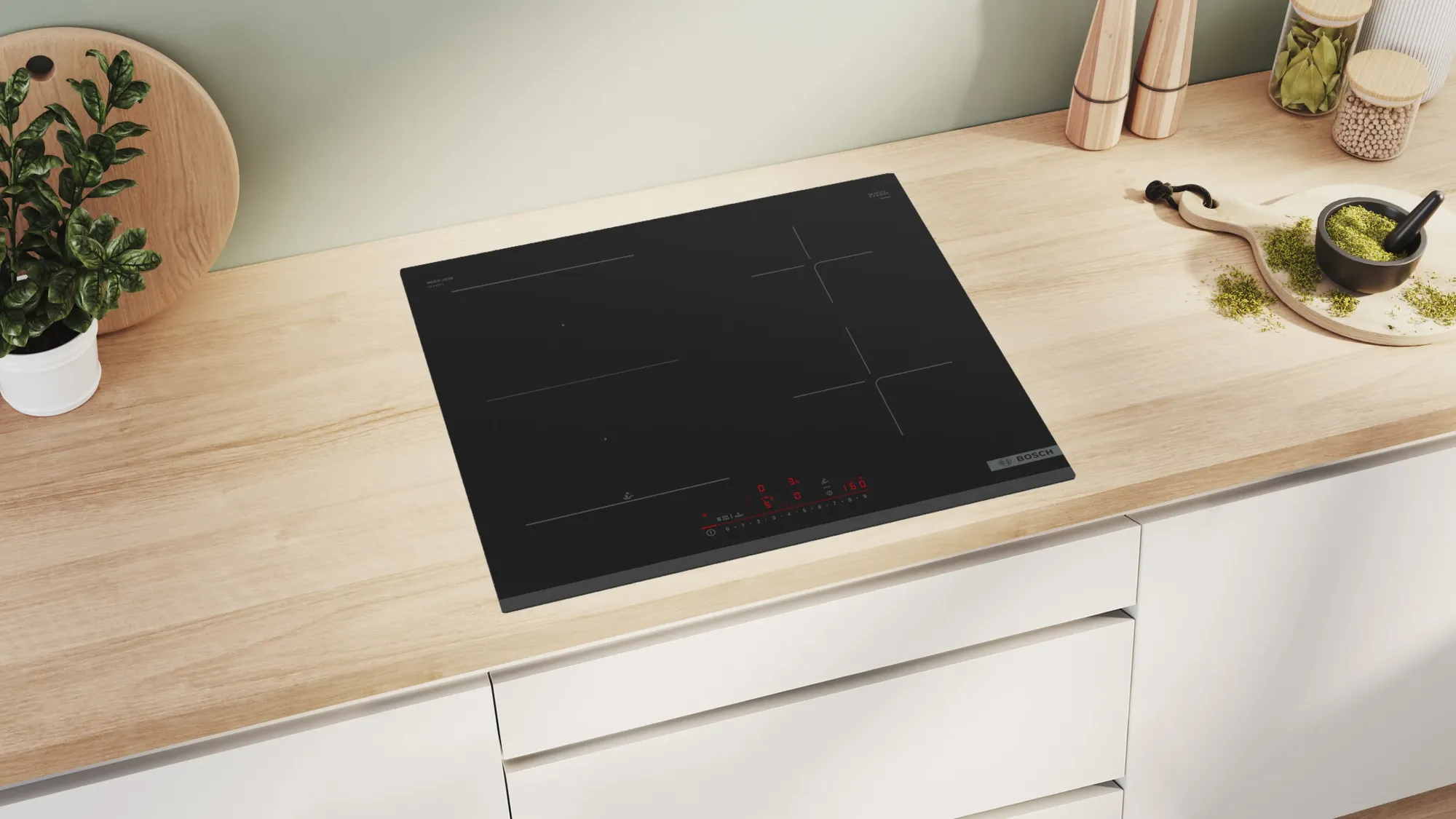 Série 6 Table à induction 60 cm sans cadre PVS63KHC1E