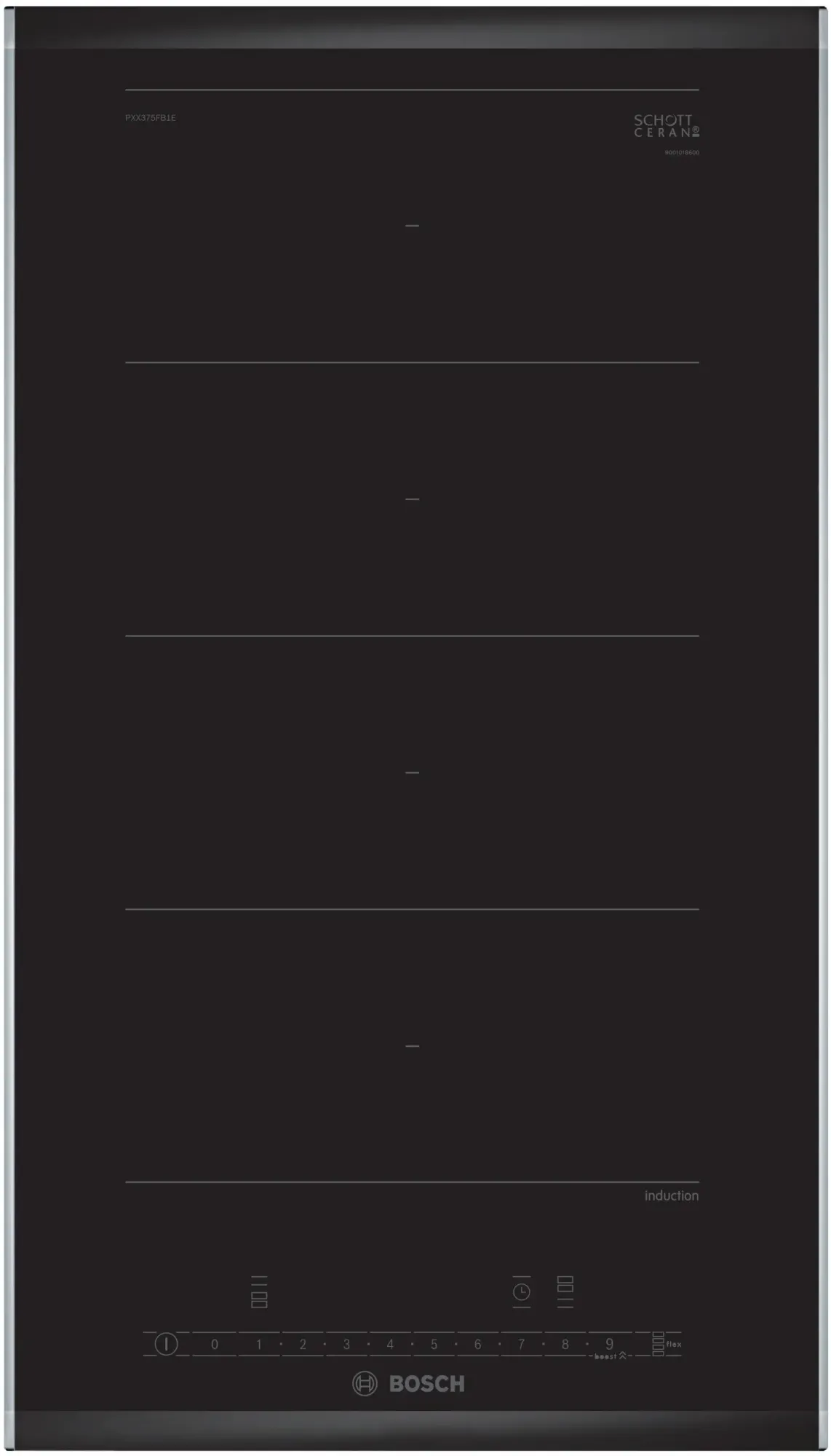 Série 6 Plaque de cuisson Flex Induction 30 cm avec cadre PXX375FB1E
