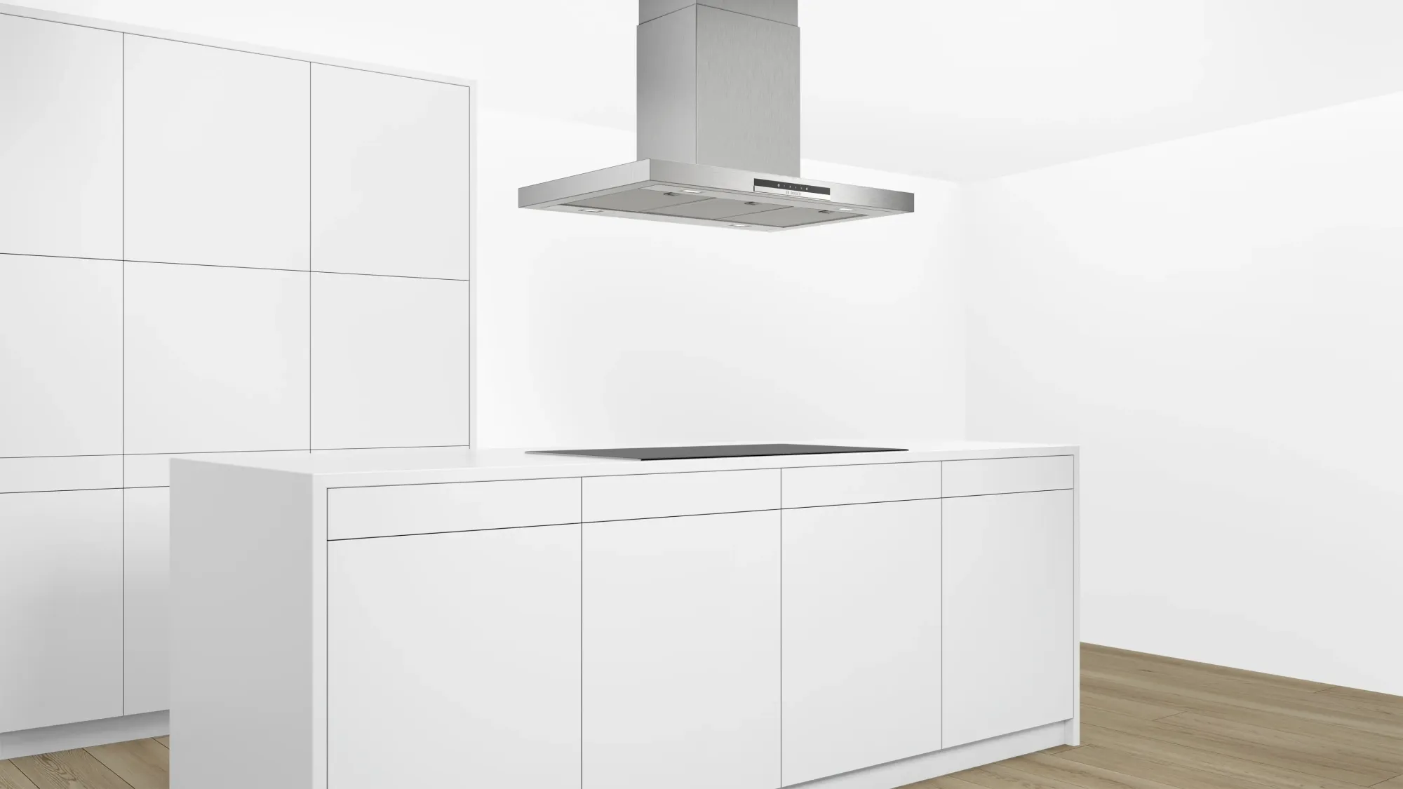 Série 4 Hotte îlot 90 cm Inox DIB97IM50