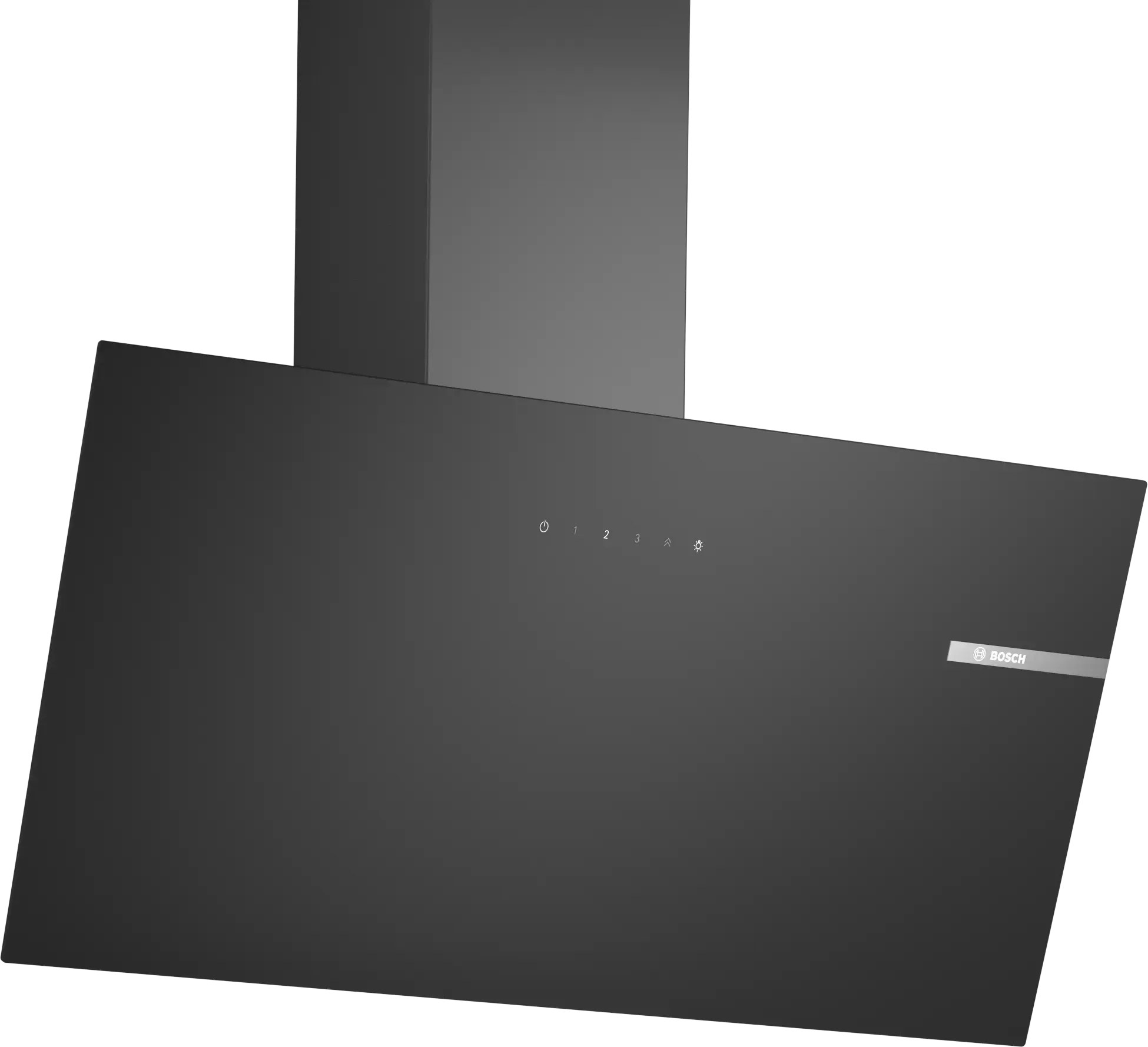 Série 2 Hotte murale 80 cm Noir avec finition en verre, Noir DWK85DK60