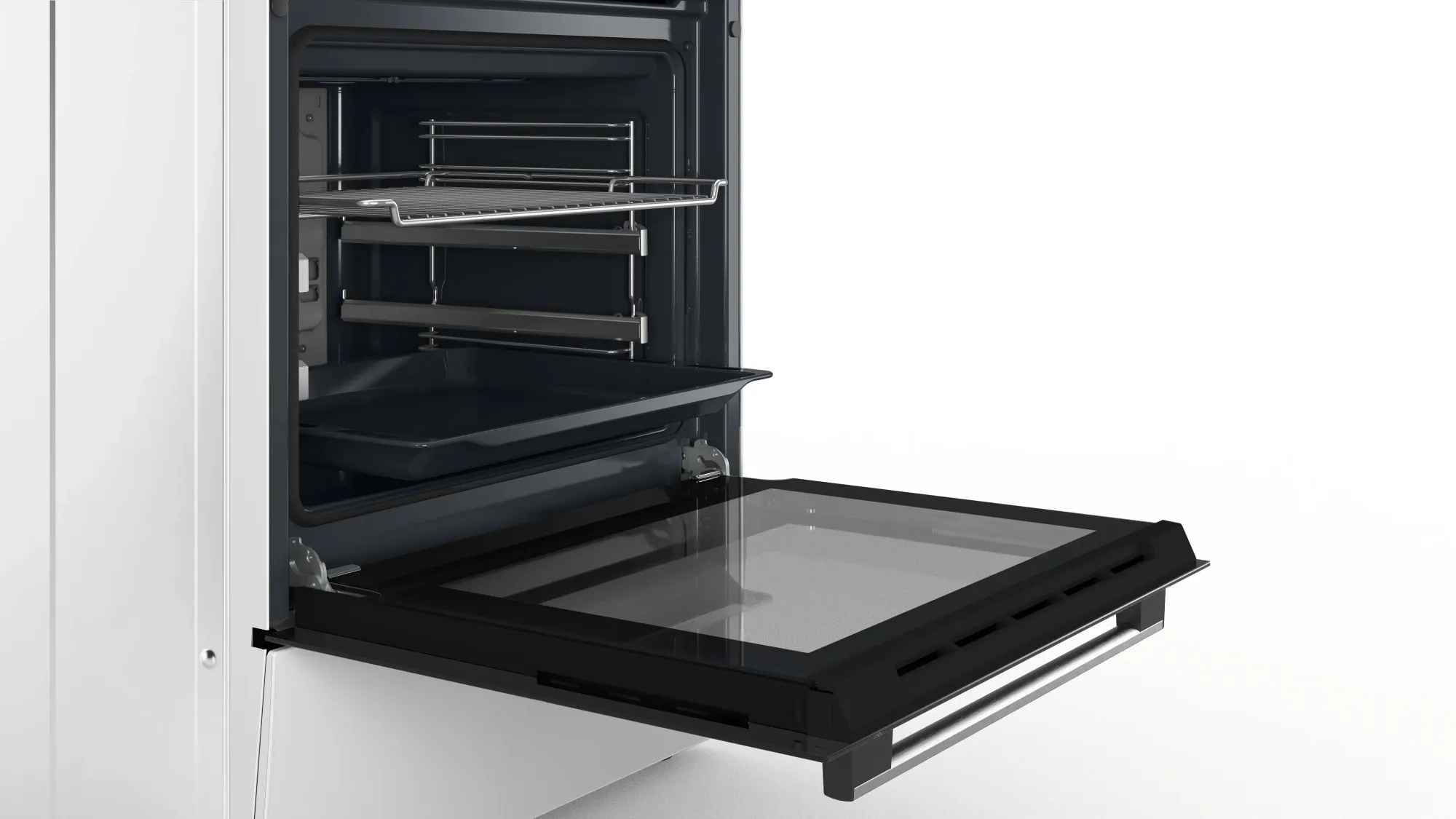 Série 4 Cuisinière électrique pose-libre Blanc HKR39C220