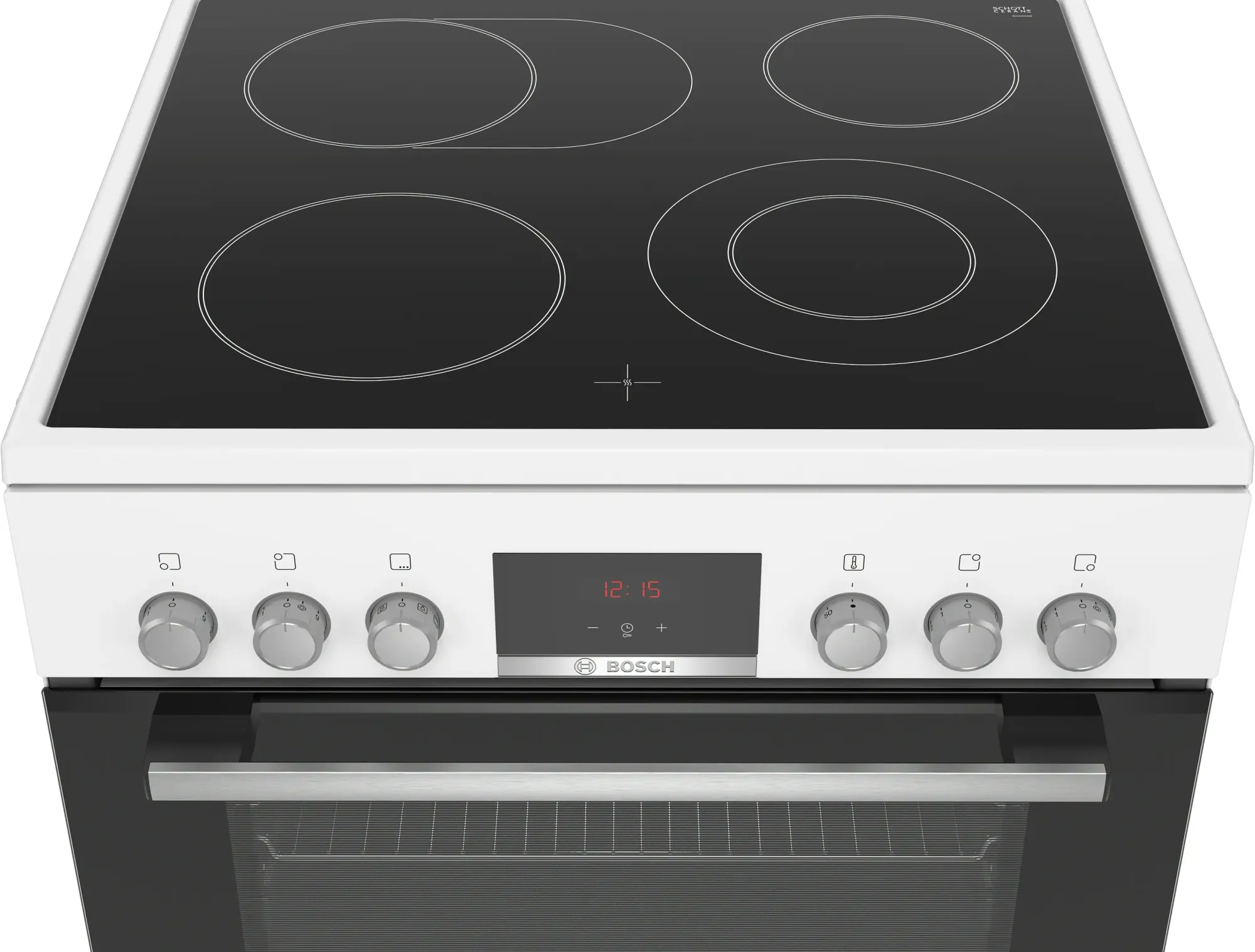 Série 4 Cuisinière électrique pose-libre Blanc HKR39C220