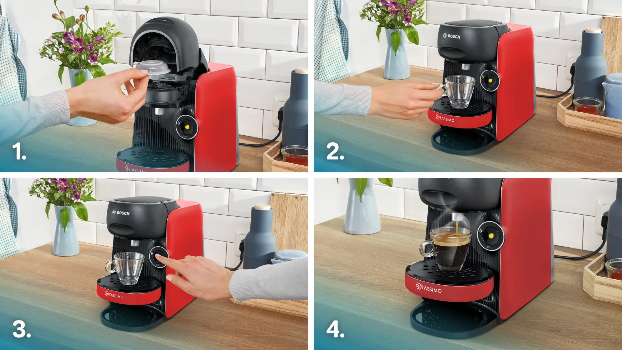 Machine multi-boissons automatique TASSIMO FINESSE friendly TAS163E