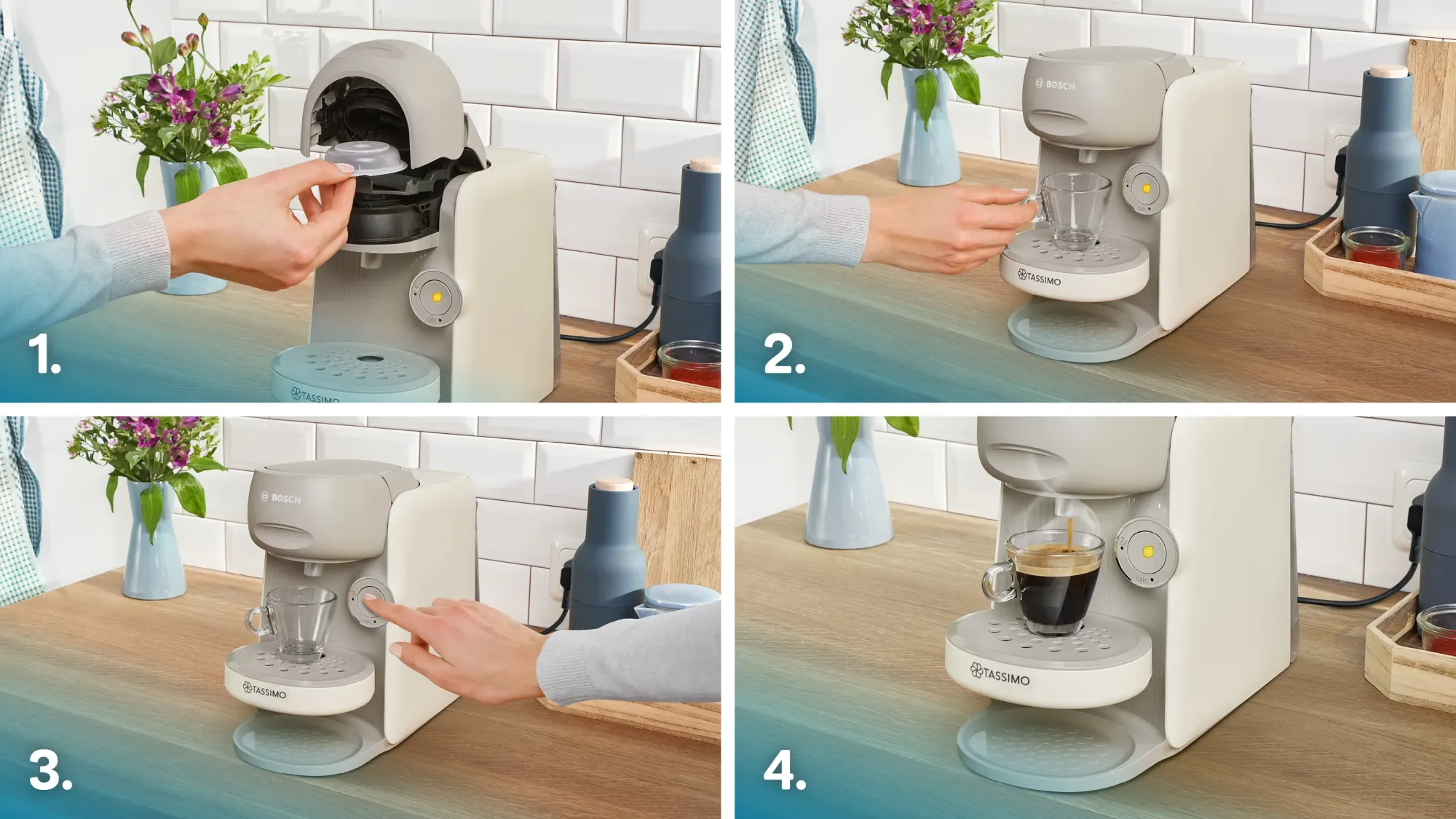 Machine multi-boissons automatique TASSIMO FINESSE TAS167P