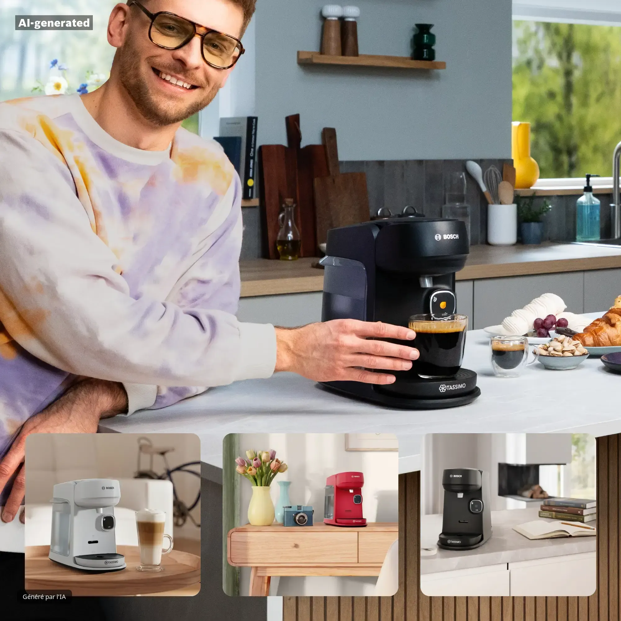 Machine multi-boissons automatique TASSIMO HARMONY Plus TAS173B