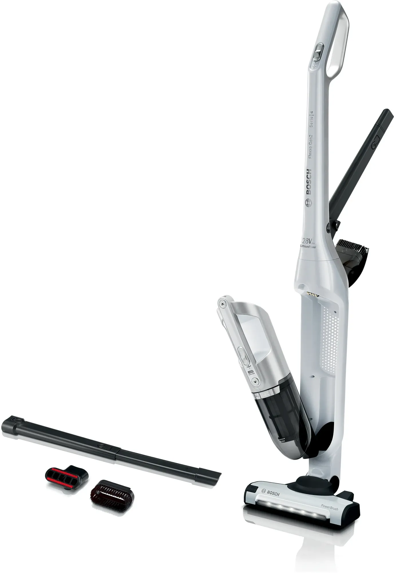 Série 4 Aspirateur rechargeable Flexxo Gen2 28Vmax Blanc BBH3ALL28