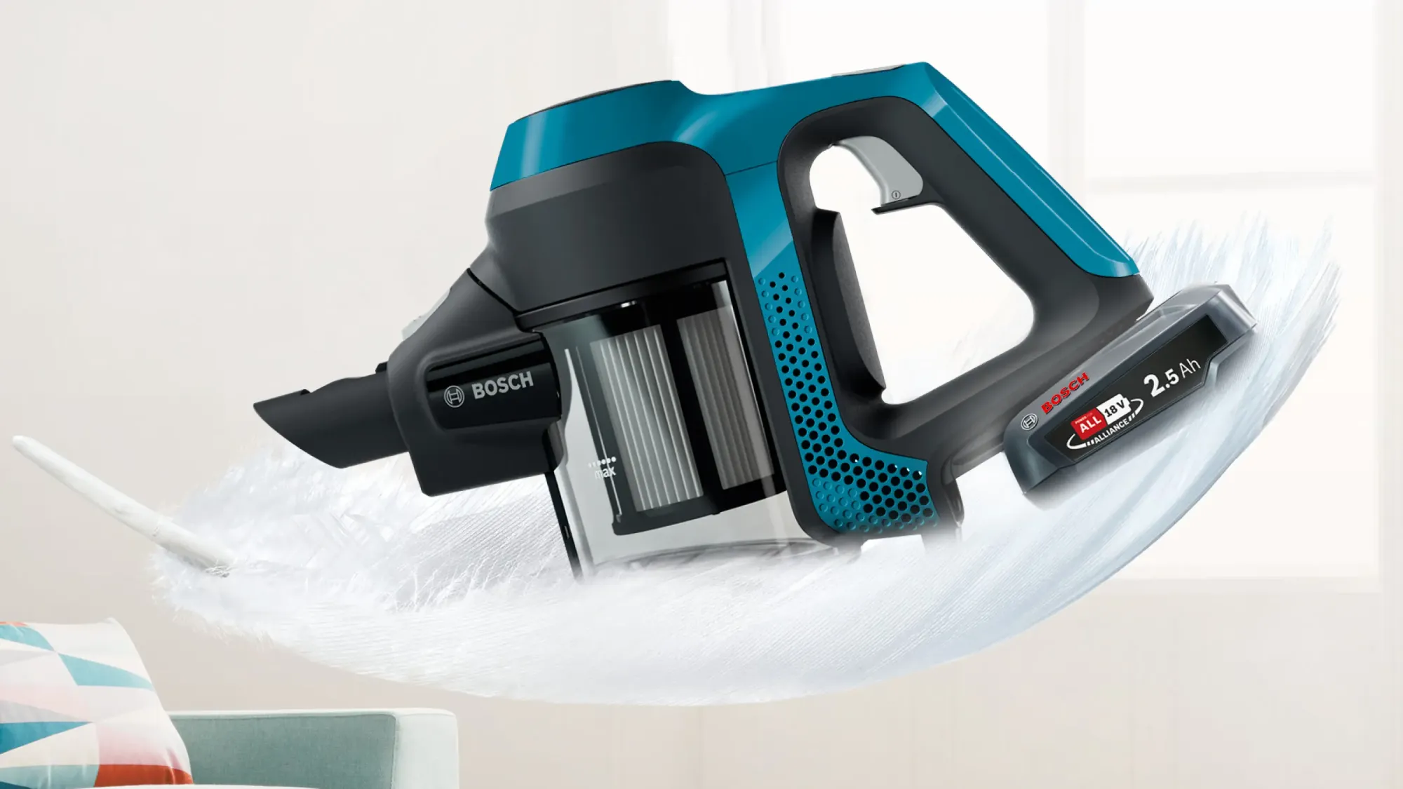 Aspirateur rechargeable Unlimited 6 Bleu BBS611LAG