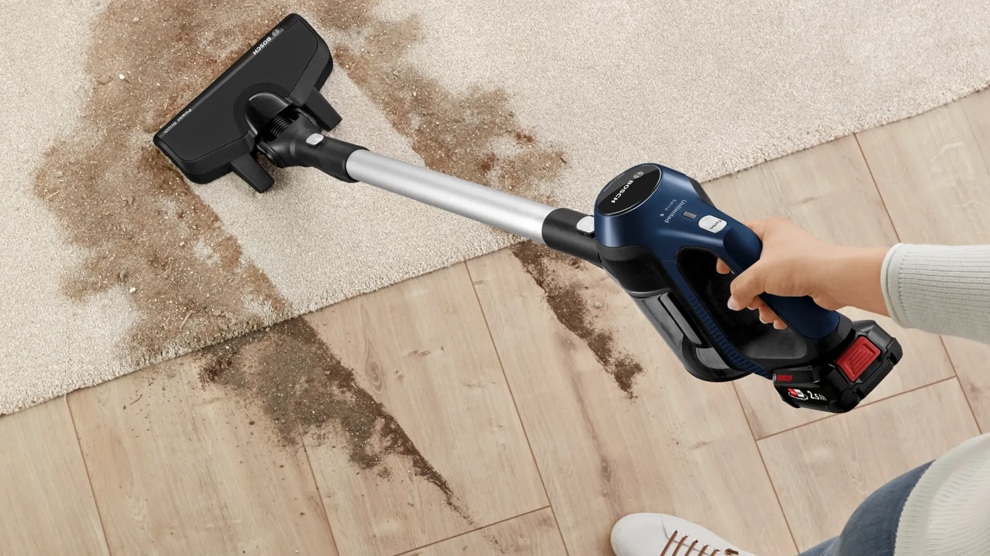Aspirateur rechargeable Unlimited 6 Bleu BBS611MAT