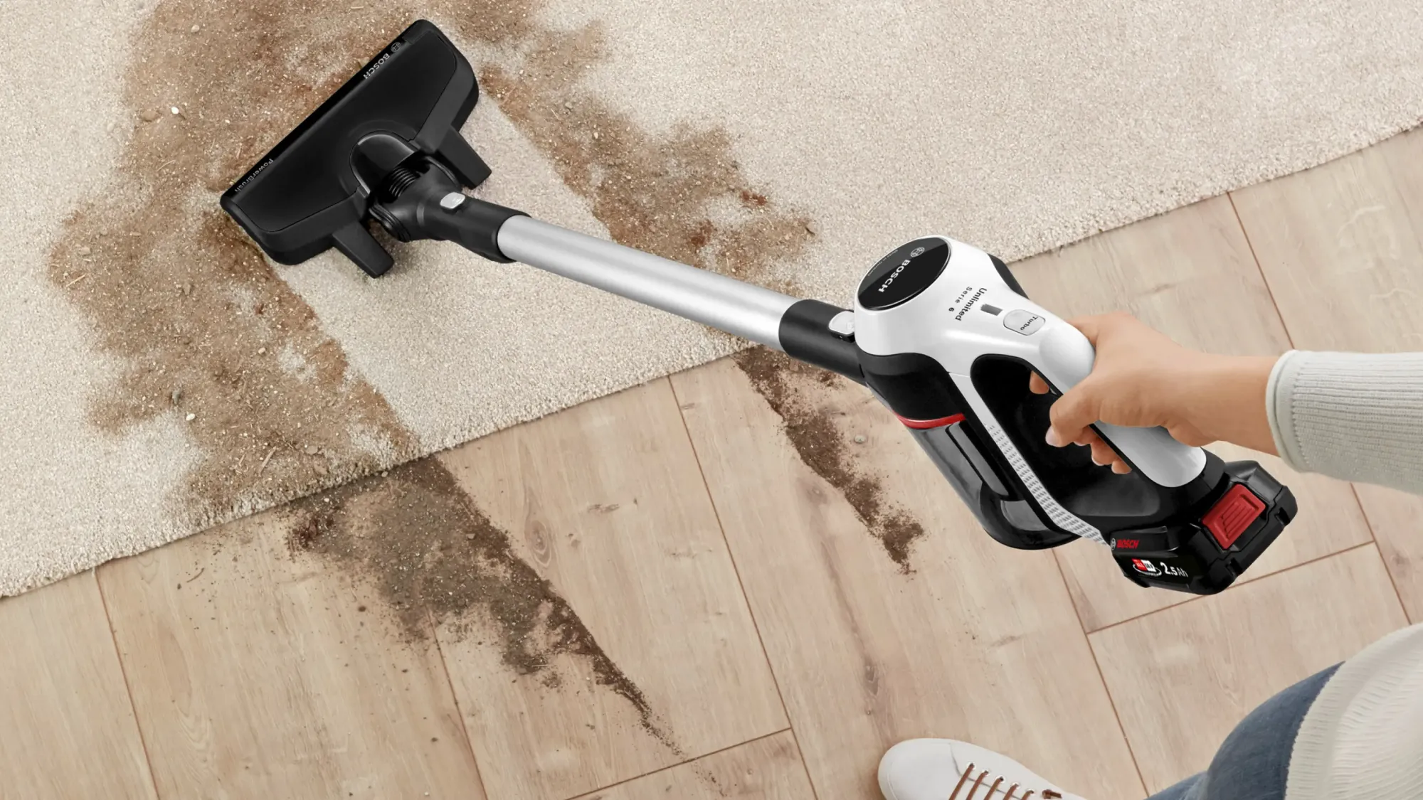 Aspirateur rechargeable Unlimited 6 Blanc BCS611AM