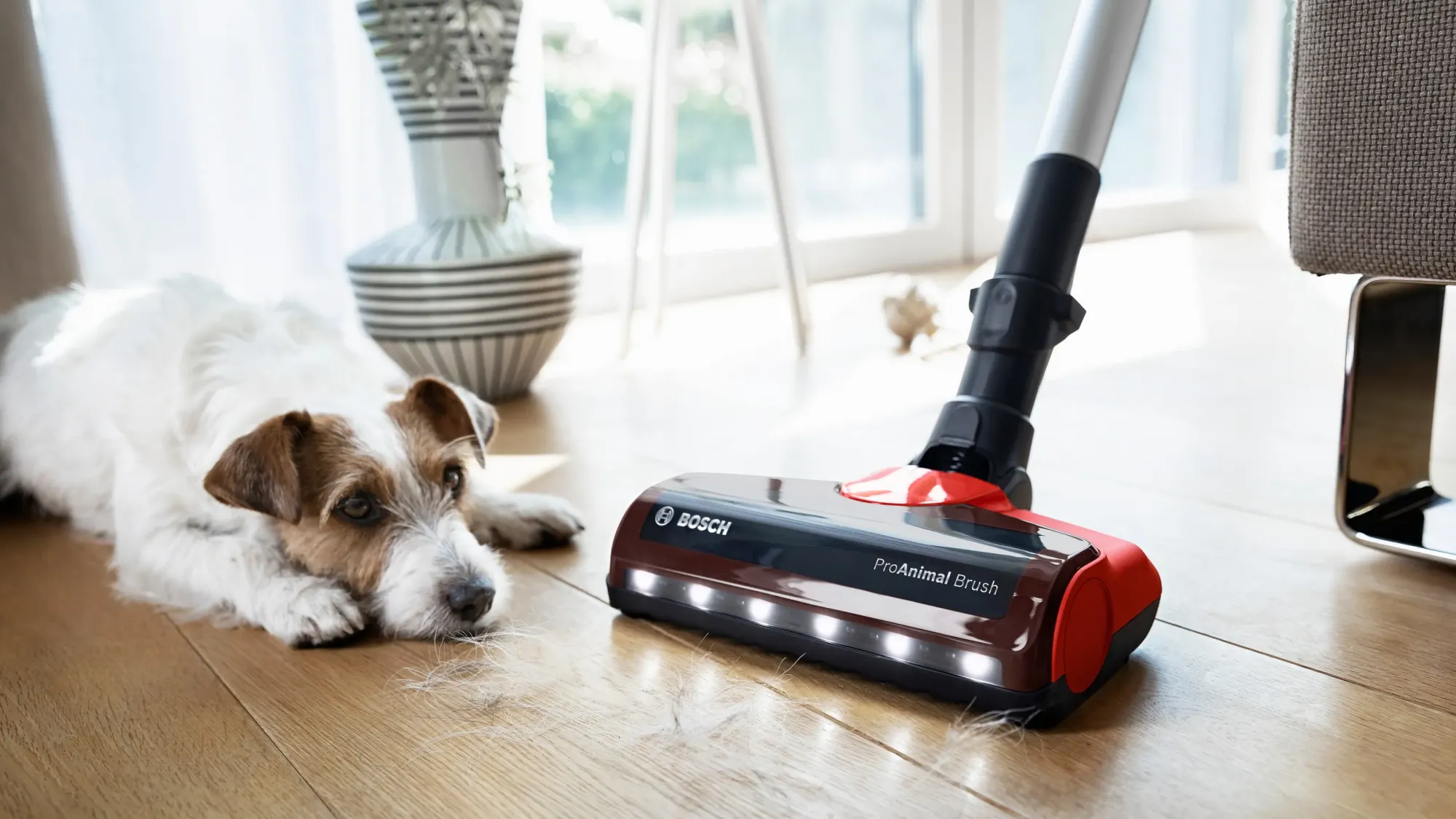 Aspirateur rechargeable Unlimited 7 ProAnimal Rouge BCS711PET