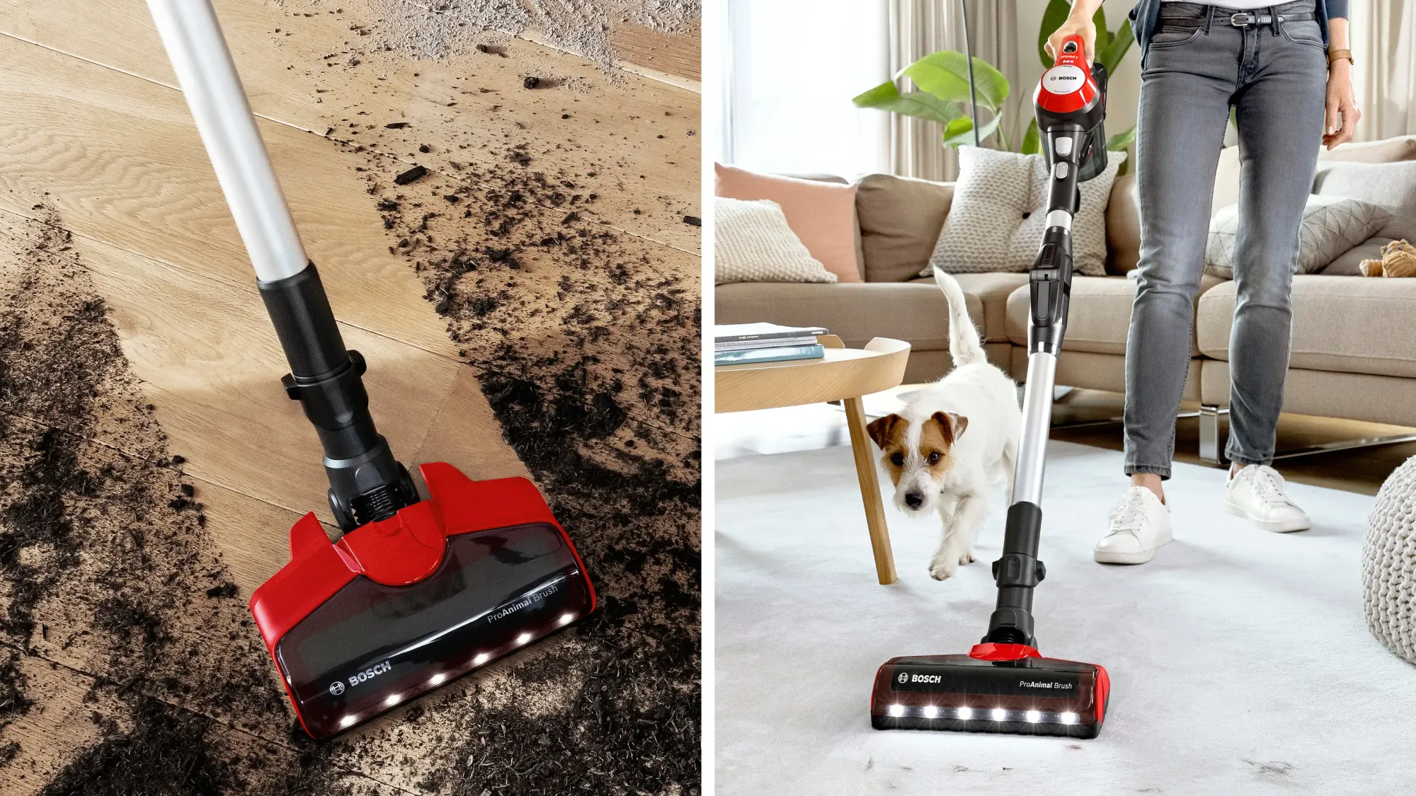 Aspirateur rechargeable Unlimited 7 ProAnimal Rouge BCS711PET