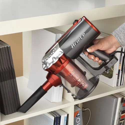 Ariete 2761/10 Aspiradora escoba 2 en 1 Corriente alterna Secar HEPA Sin bolsa 1 L 600 W Rojo