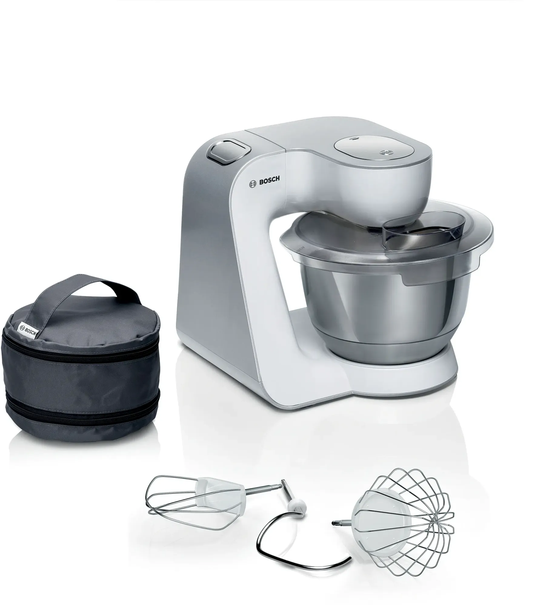 Série 4 Robot pâtissier MUM 5 1000 W Blanc, argent MUM58200