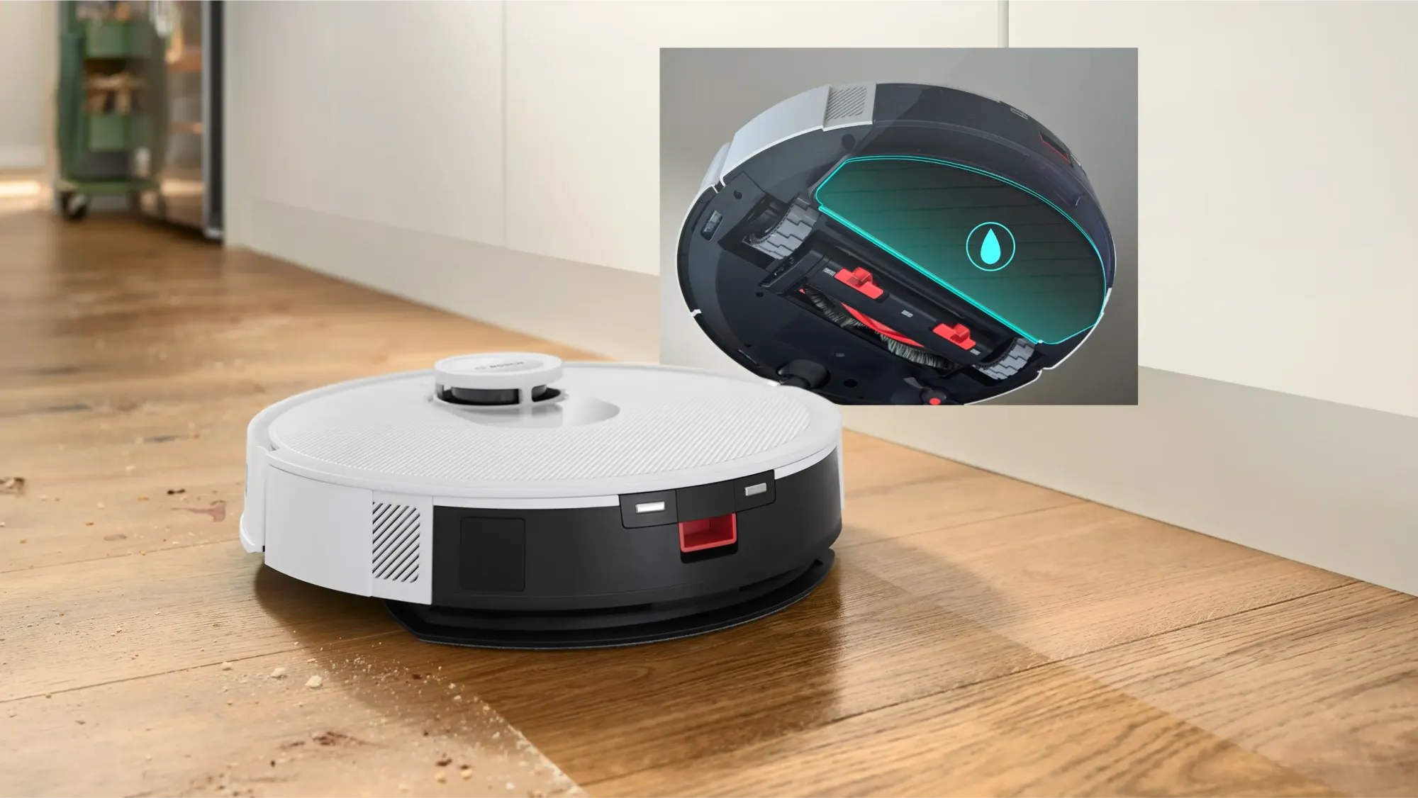 Aspirateur robot Spotless + BCRD1W
