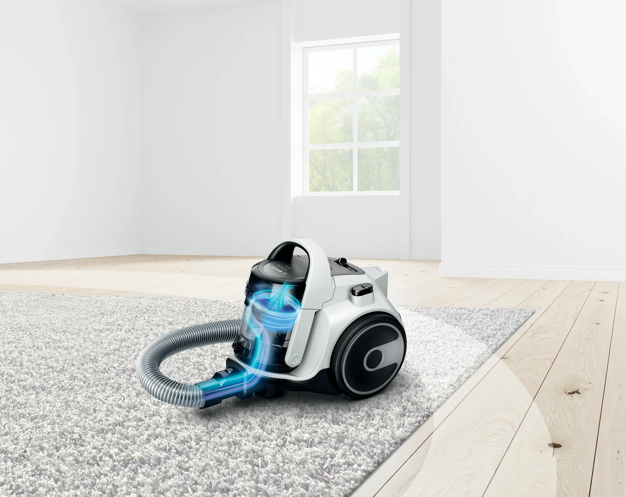 Série 2 Aspirateur sans sac Blanc BGS05A322