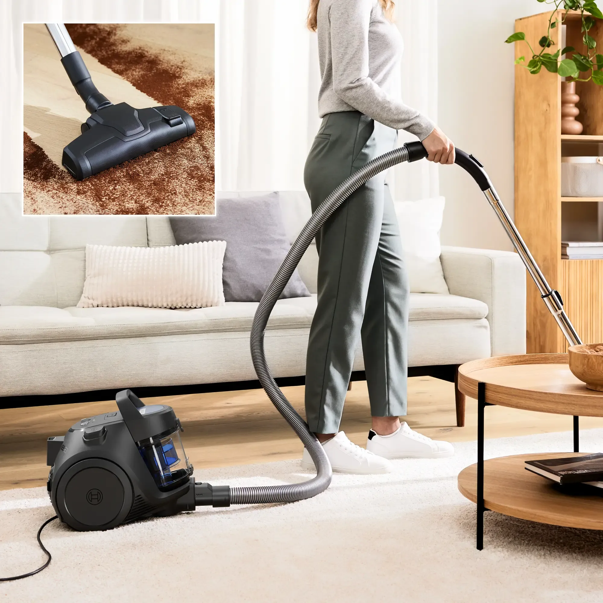 Série 2 Aspirateur sans sac Noir BGS05BA2TH