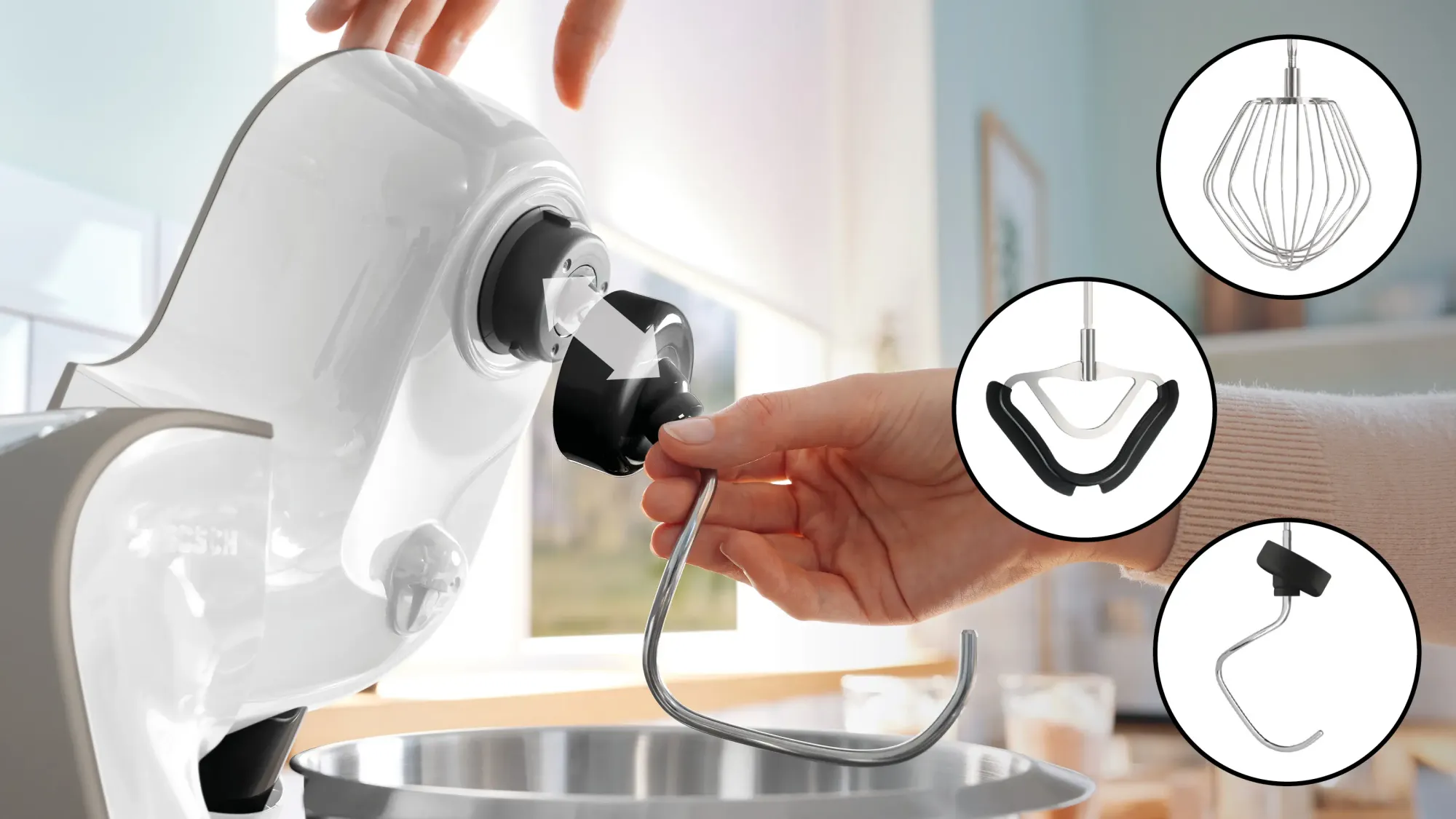 Série 4 Robot pâtissier avec balance MUM 5 1000 W Blanc MUM5XL74