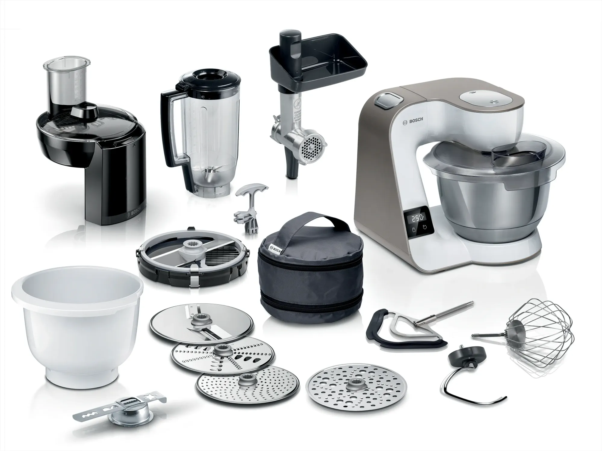 Série 4 Robot pâtissier avec balance MUM 5 1000 W Blanc MUM5XL74