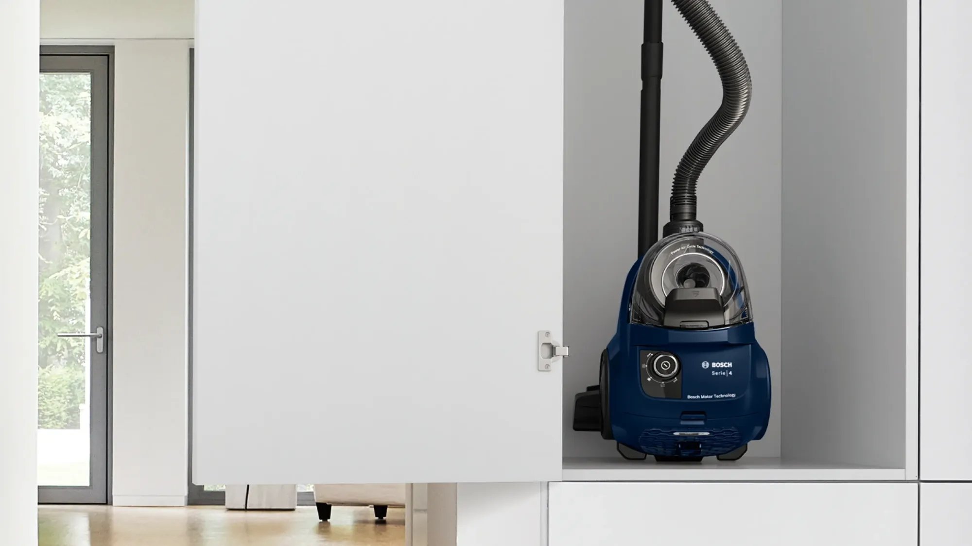 Série 4 Aspirateur sans sac Bleu BGS21X320