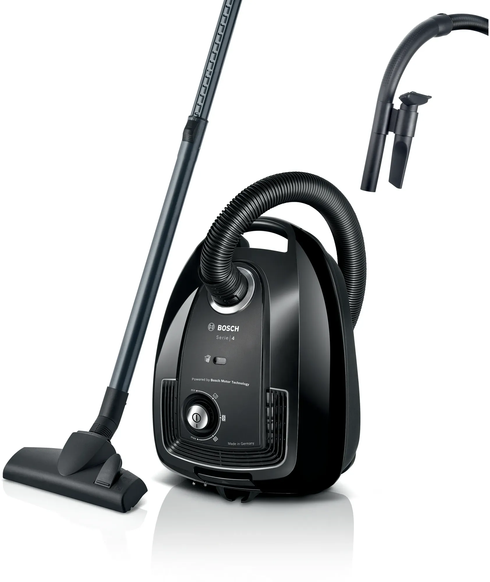 Série 4 Aspirateur avec sac Noir BGB38BA1
