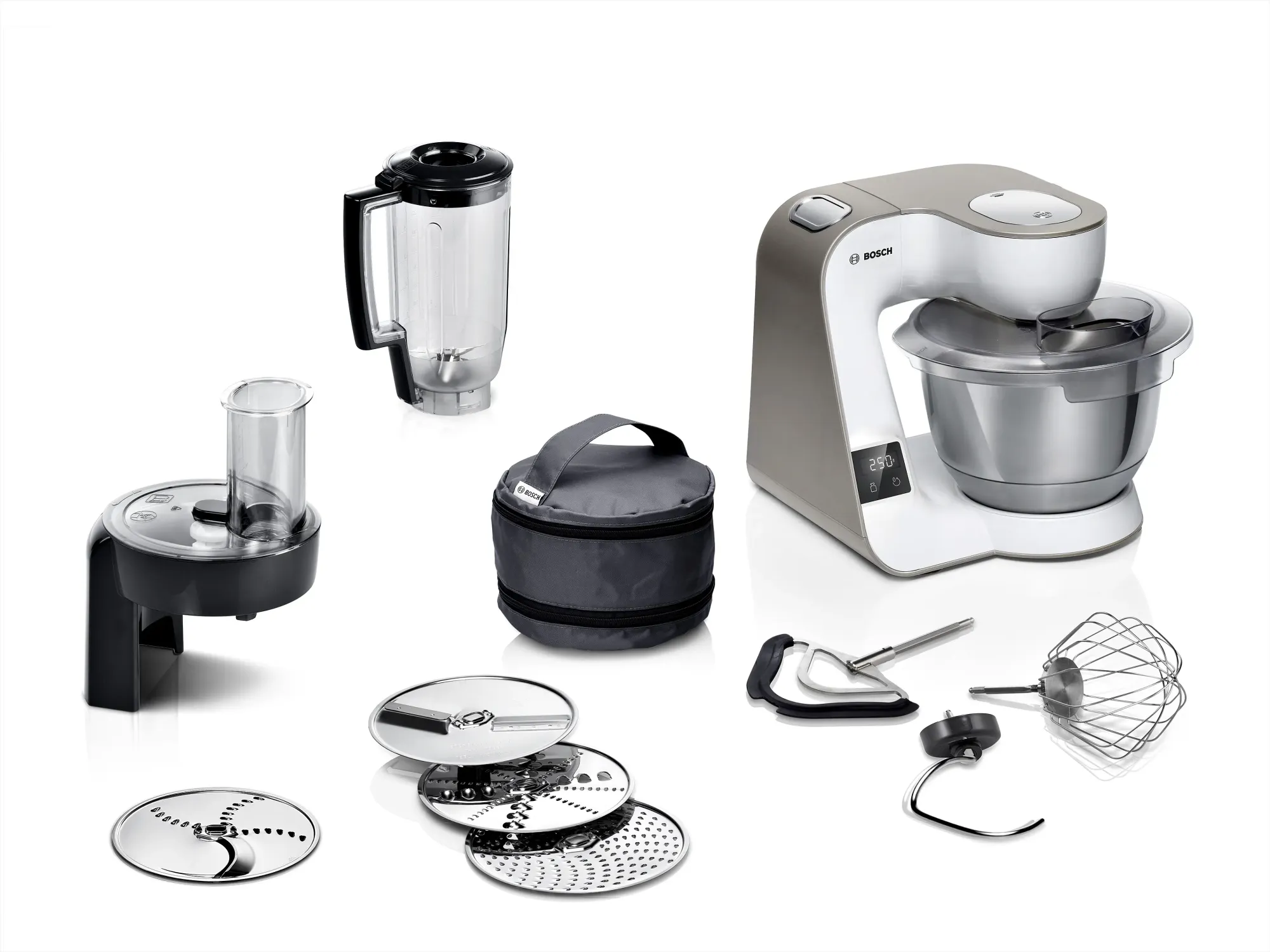Série 4 Robot pâtissier avec balance MUM 5 1000 W Blanc MUM5XW20