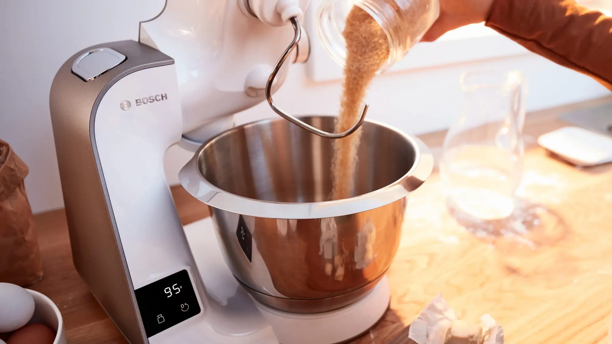 Série 4 Robot pâtissier avec balance MUM 5 1000 W Blanc MUM5XW20