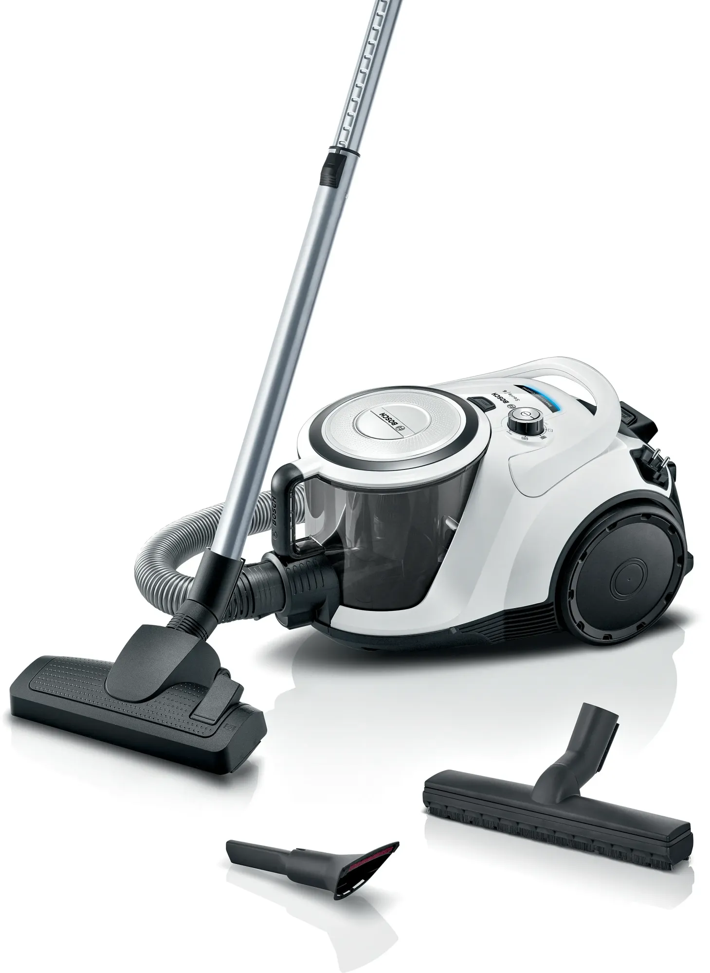 Série 6 Aspirateur sans sac Blanc BGS41K332