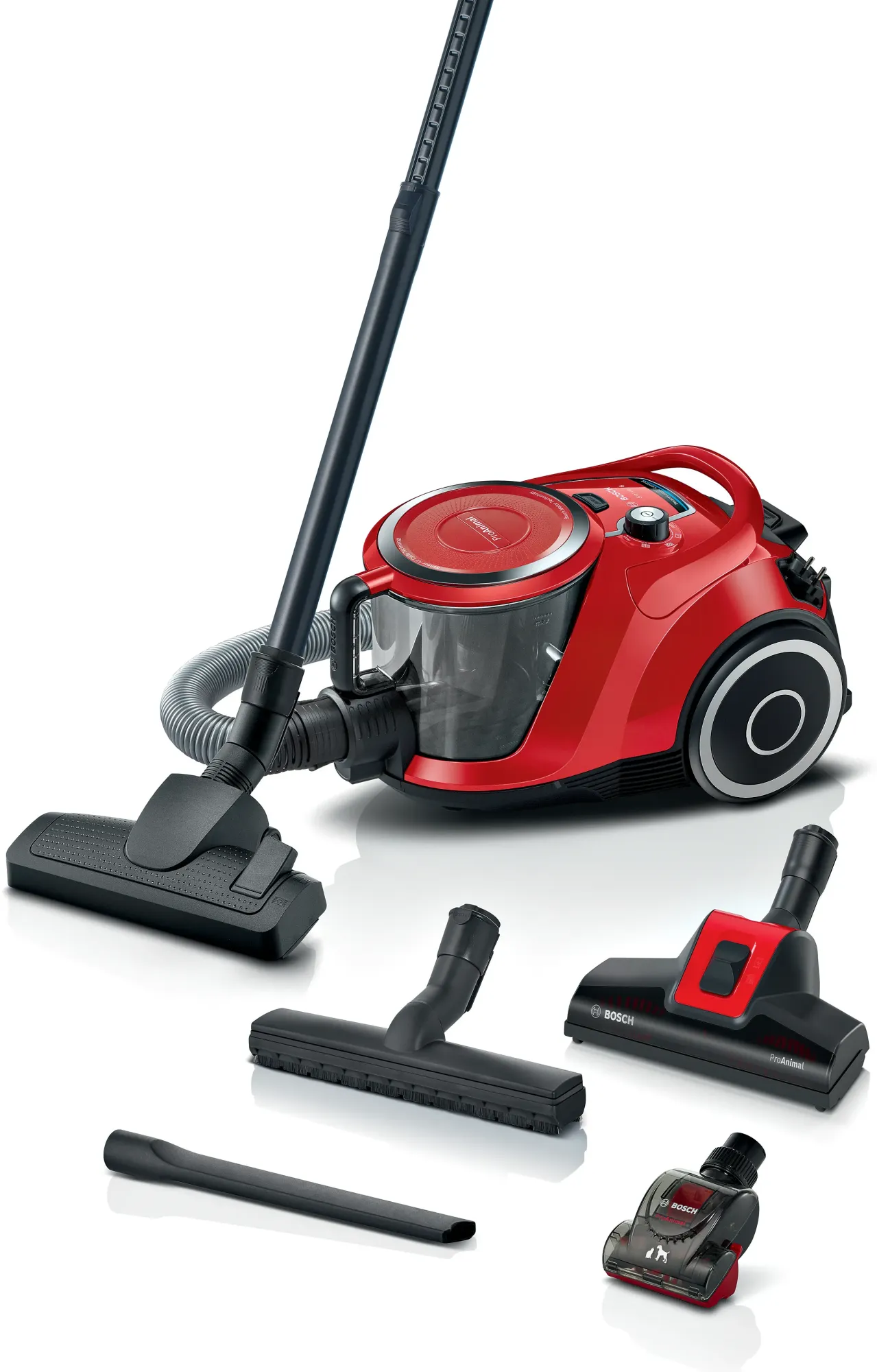 Série 6 Aspirateur sans sac ProAnimal Rouge BGS41PET1