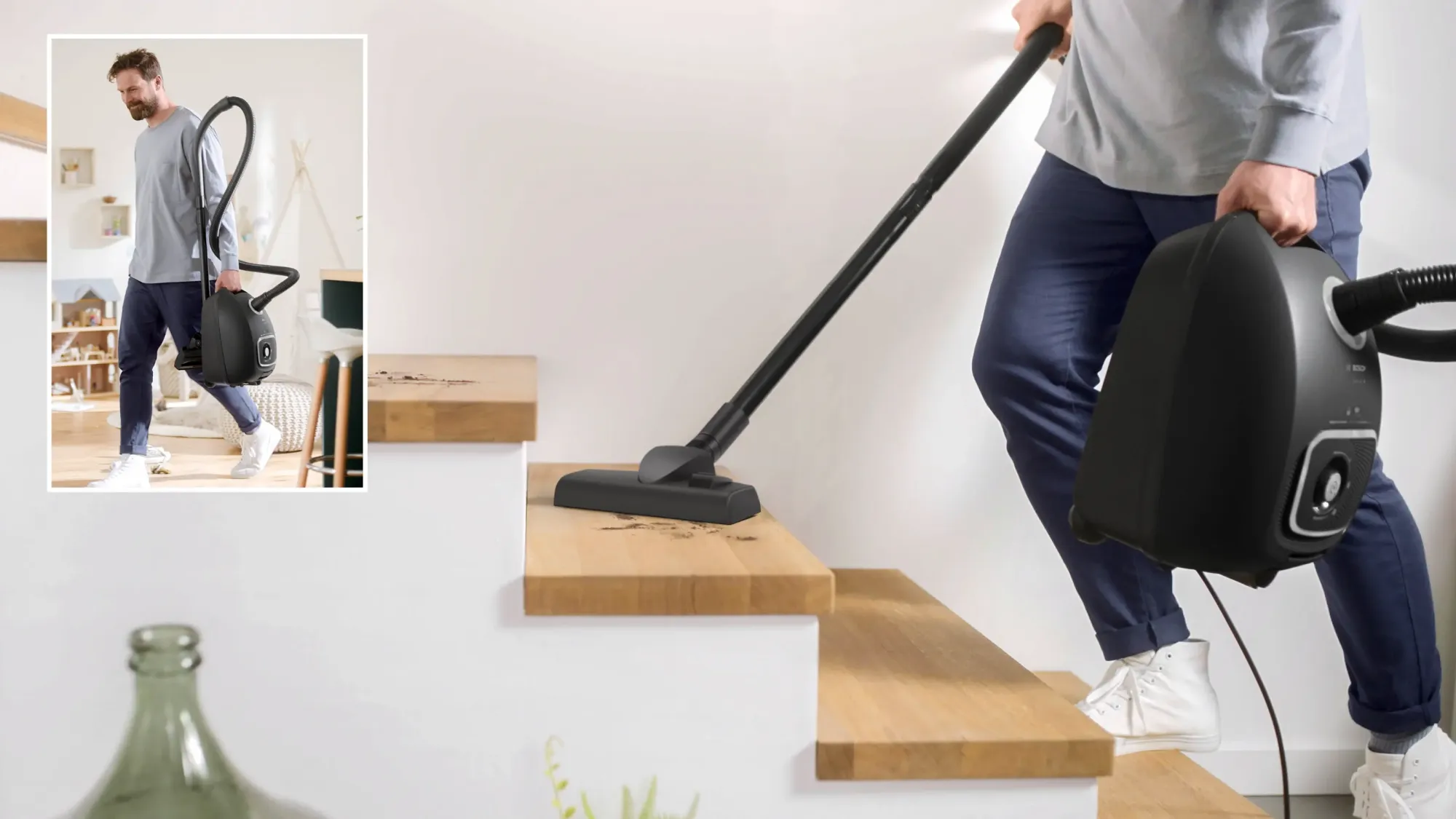 Série 4 Aspirateur avec sac Noir BGB41BA1