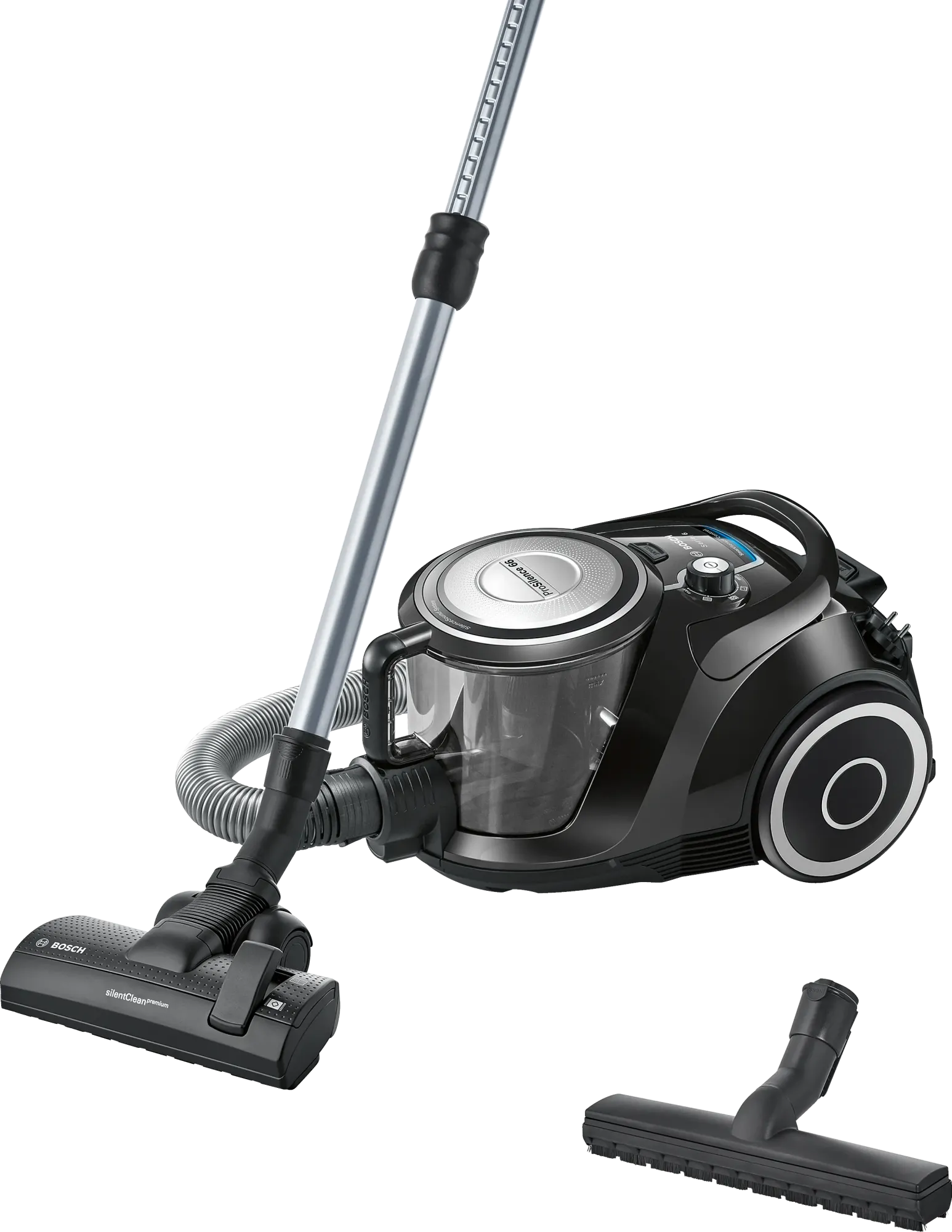 Série 6 Aspirateur sans sac ProSilence Noir BGS41SIL66