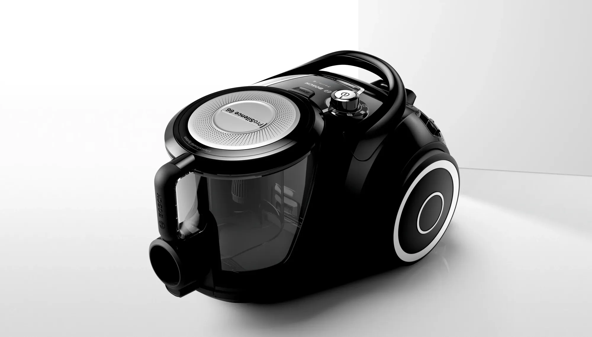 Série 6 Aspirateur sans sac ProSilence Noir BGS41SIL66