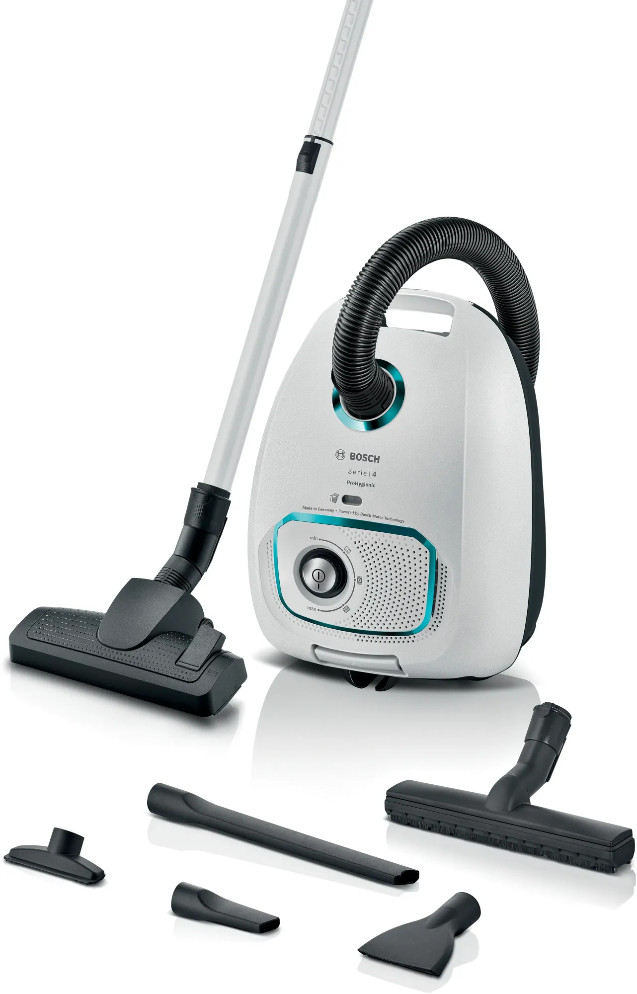 Série 4 Aspirateur avec sac ProHygienic Blanc BGB41HYG1H