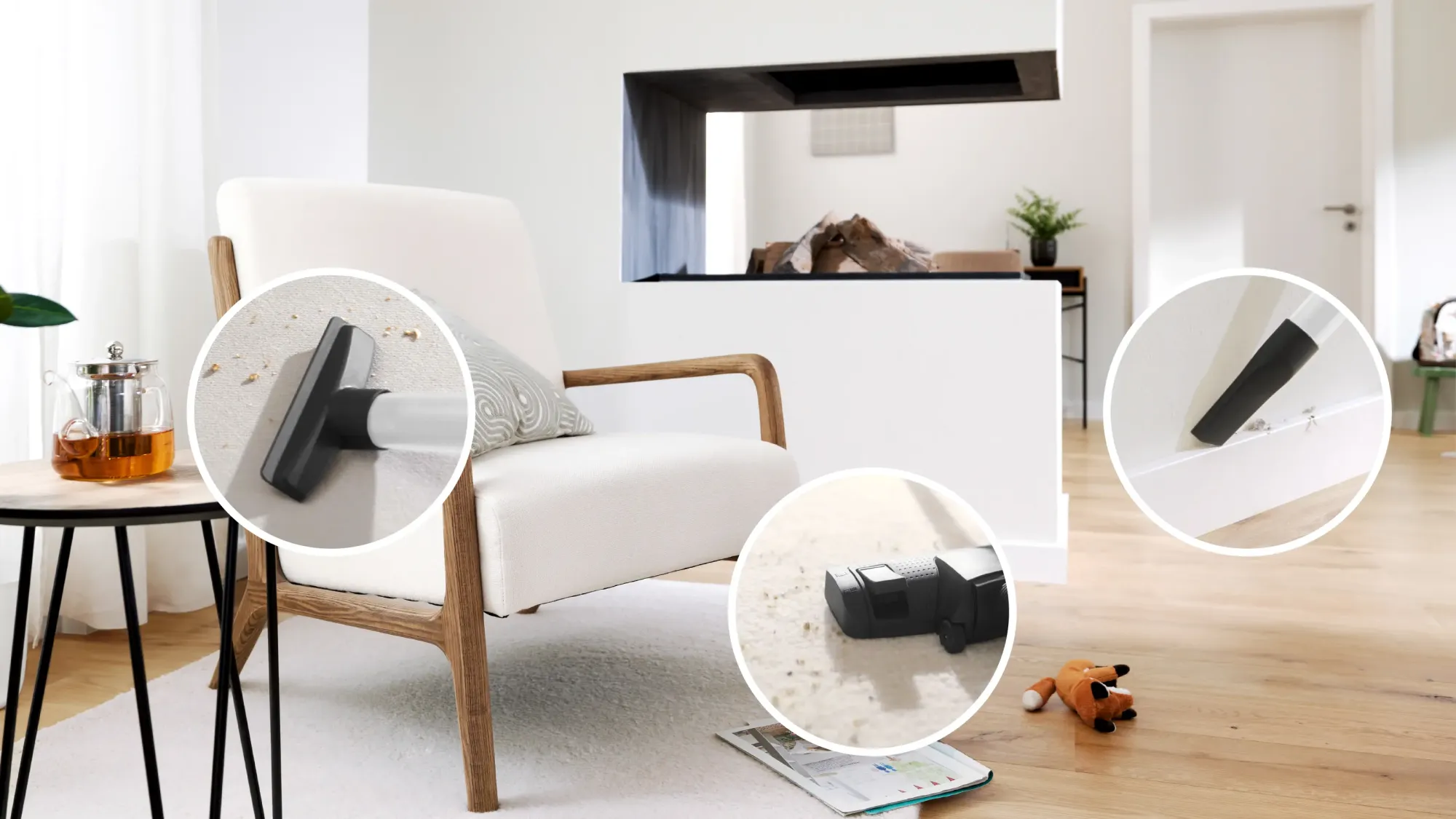 Série 4 Aspirateur avec sac ProHygienic Blanc BGB41HYG1H