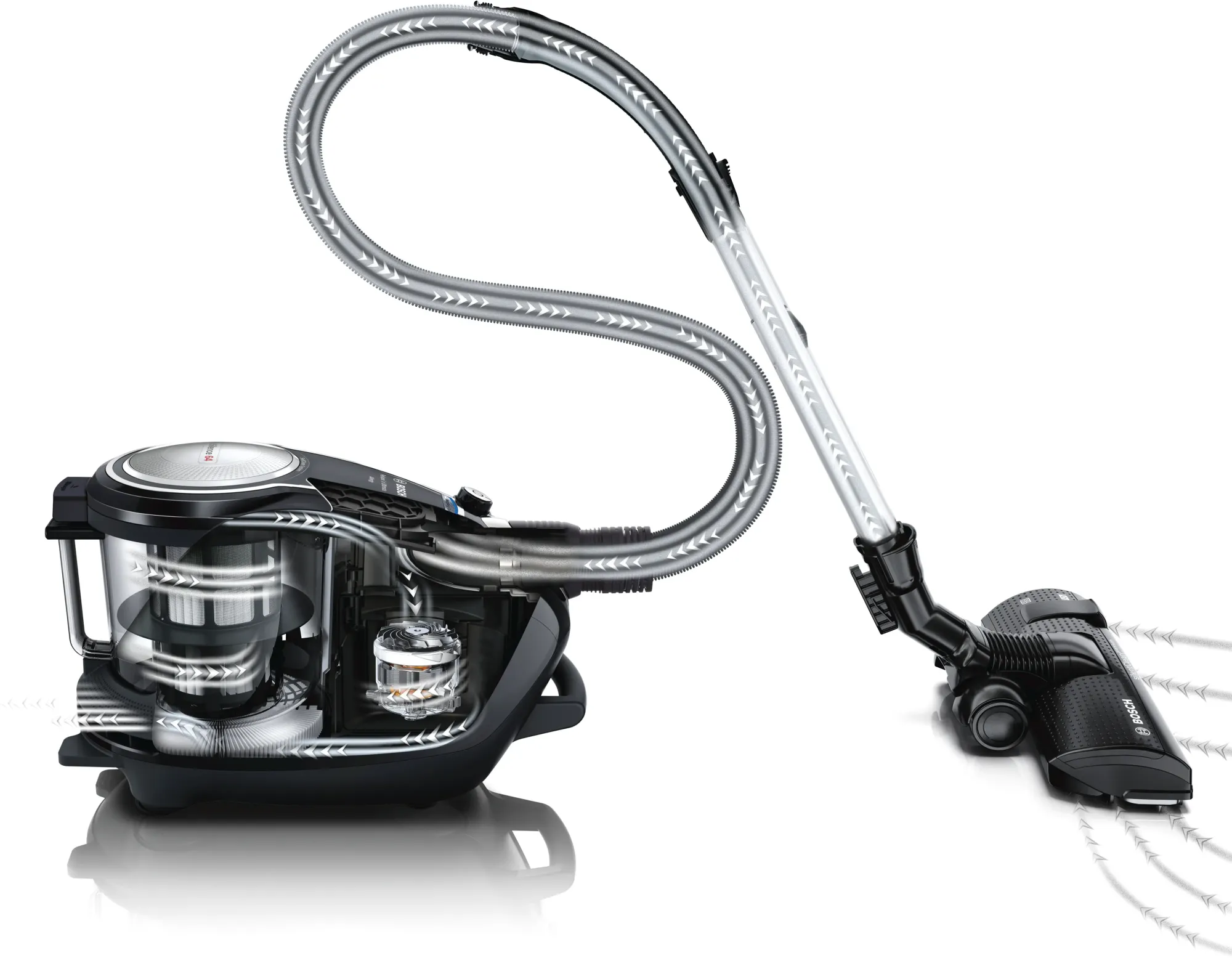 Série 8 Aspirateur sans sac ProSilence Bleu BGS7RCL