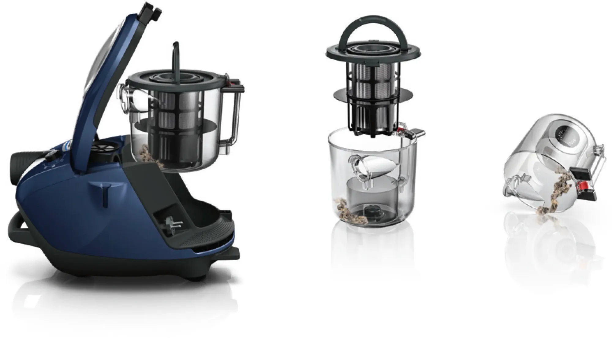 Série 8 Aspirateur sans sac ProSilence Bleu BGS7RCL