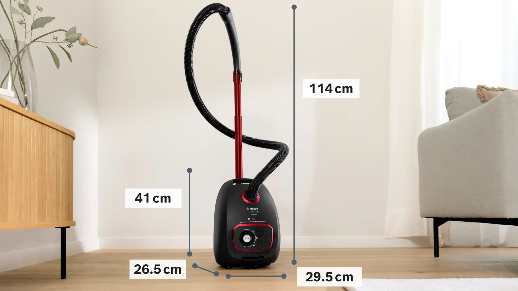 Série 4 Aspirateur avec sac ProPower Noir BGB41POW1