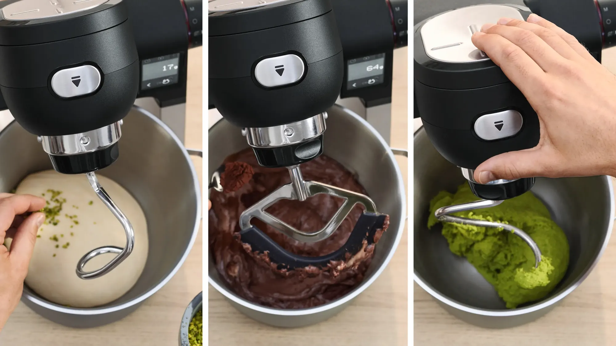 Série 6 Robot pâtissier avec balance 1600 W Noir, Inox brossé MUMS6ZS17