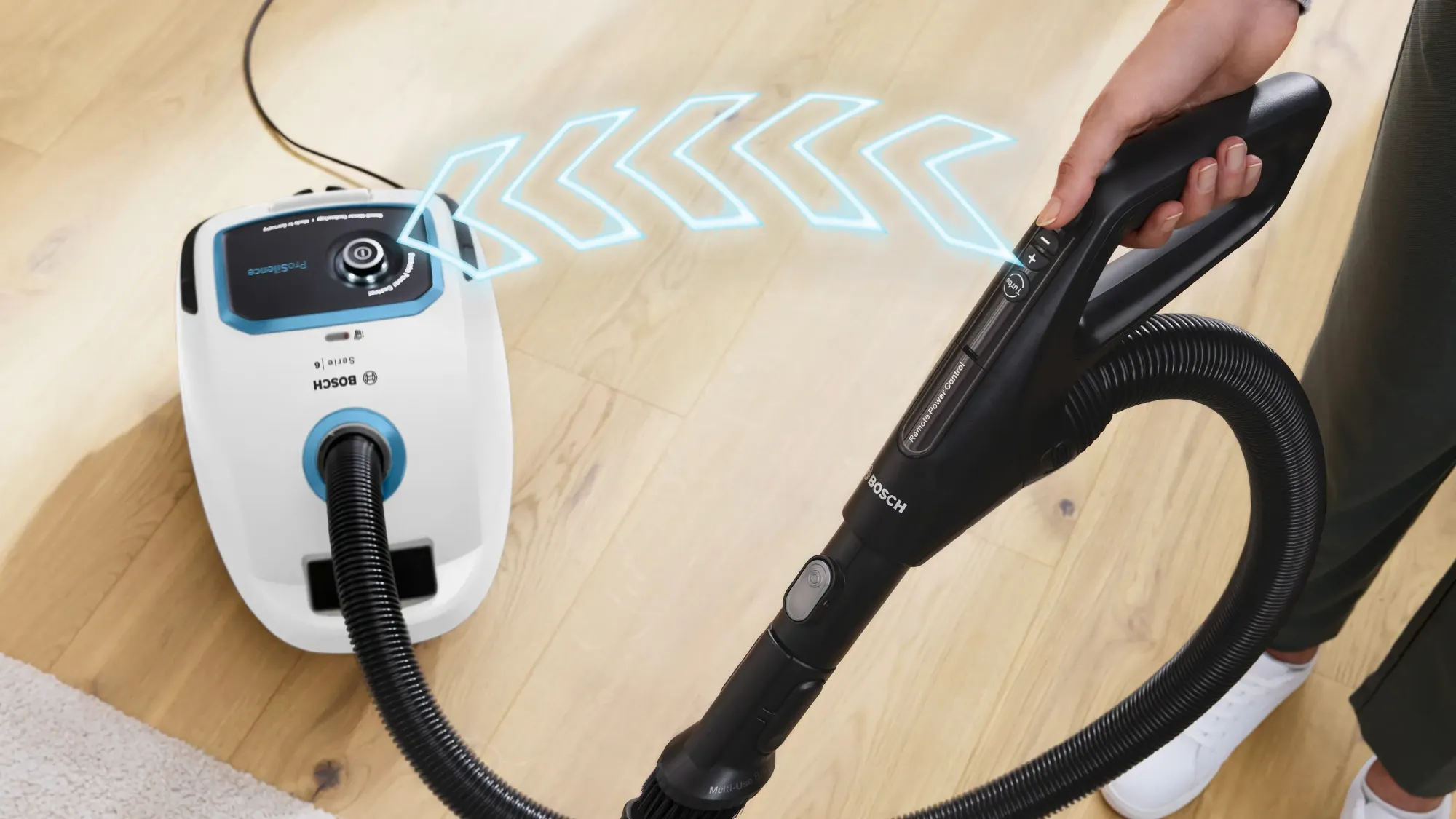 Série 6 Aspirateur avec sac ProSilence Blanc BGB6SIL1