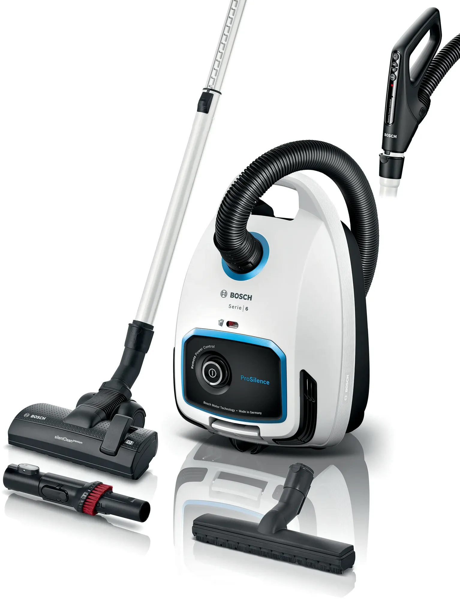 Série 6 Aspirateur avec sac ProSilence Blanc BGB6SIL1