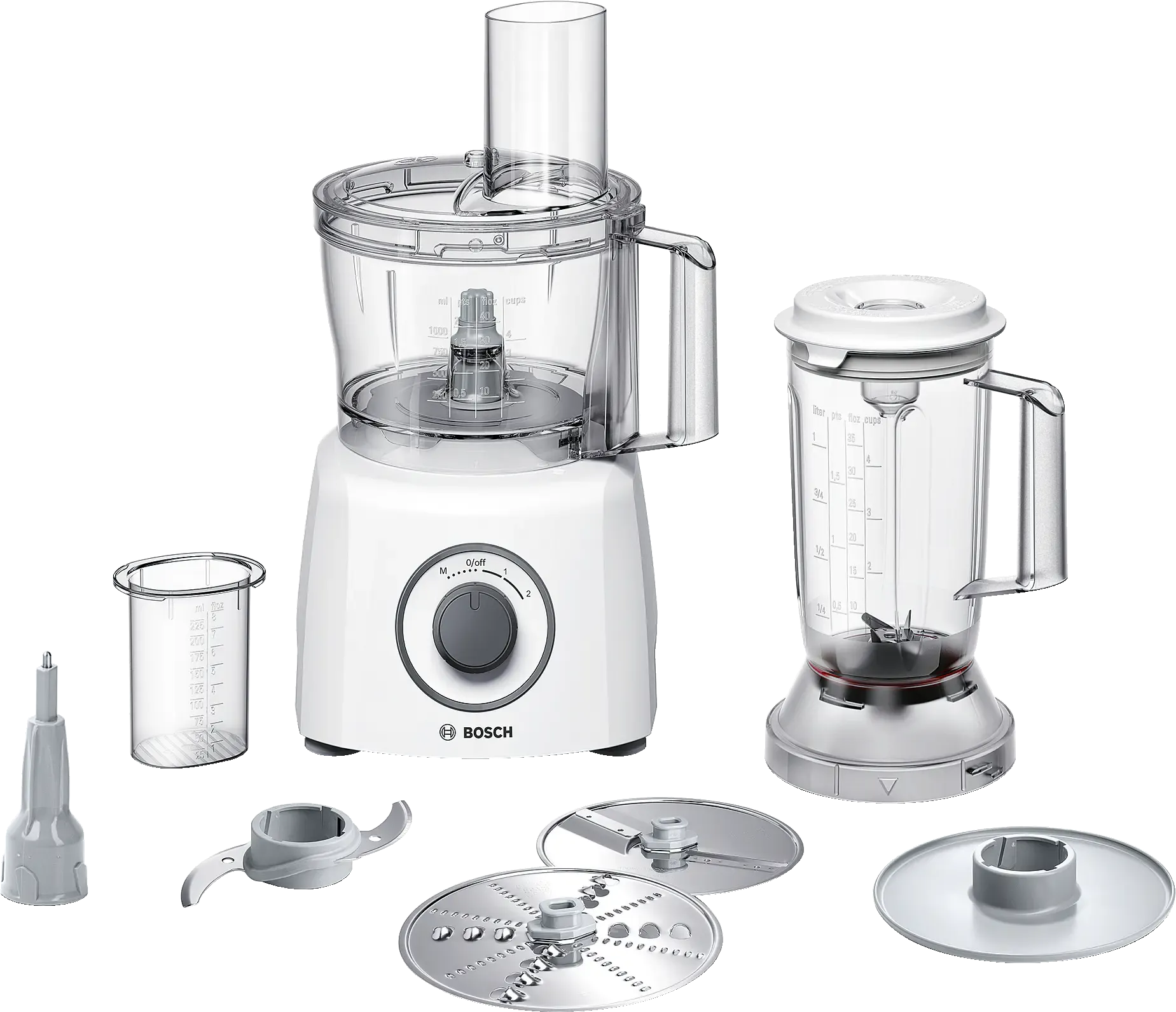 Robot culinaire MultiTalent 3 800 W Blanc, blanc MCM3200W