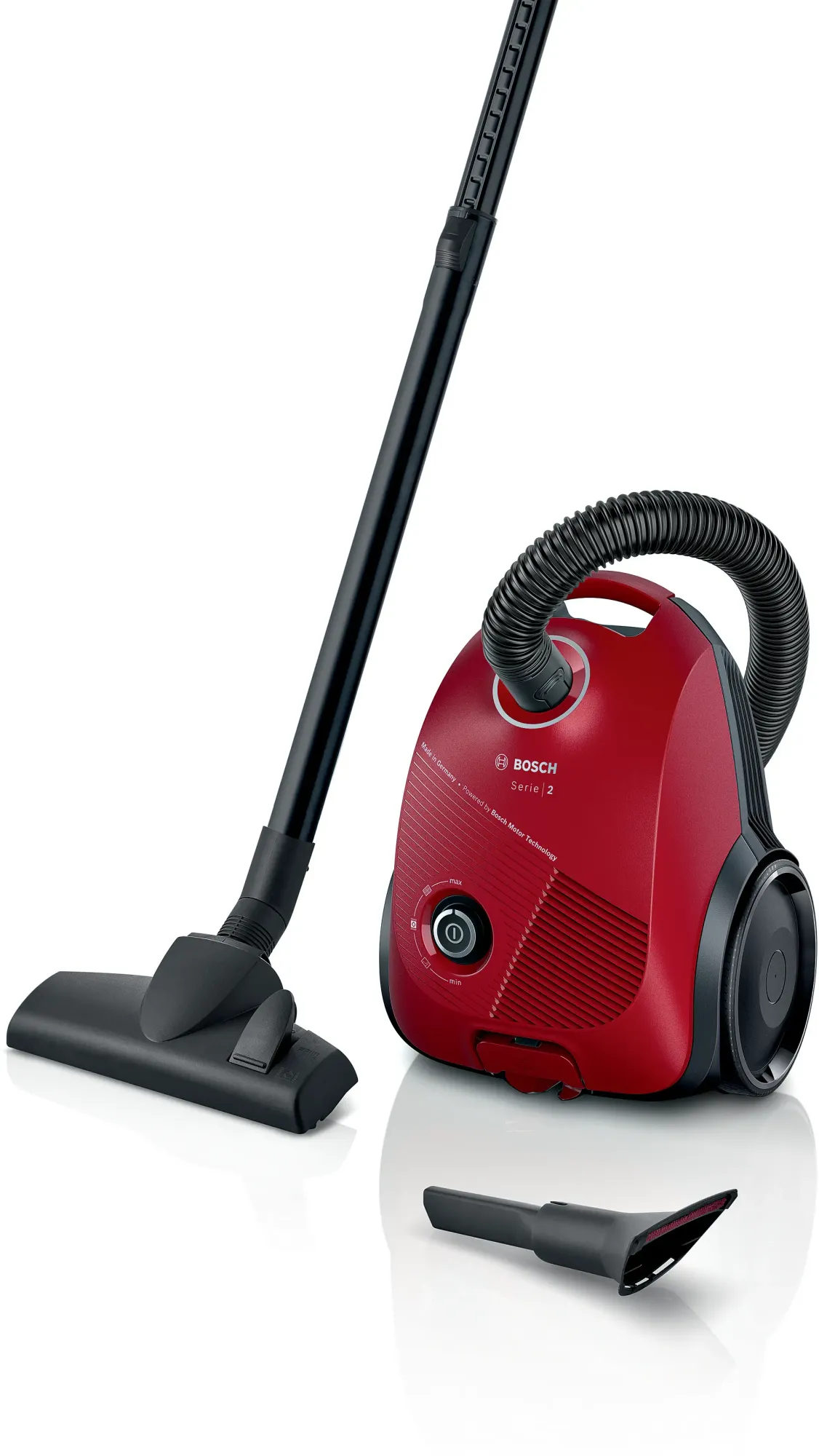 Série 2 Aspirateur avec sac Rouge BGBS2RD1