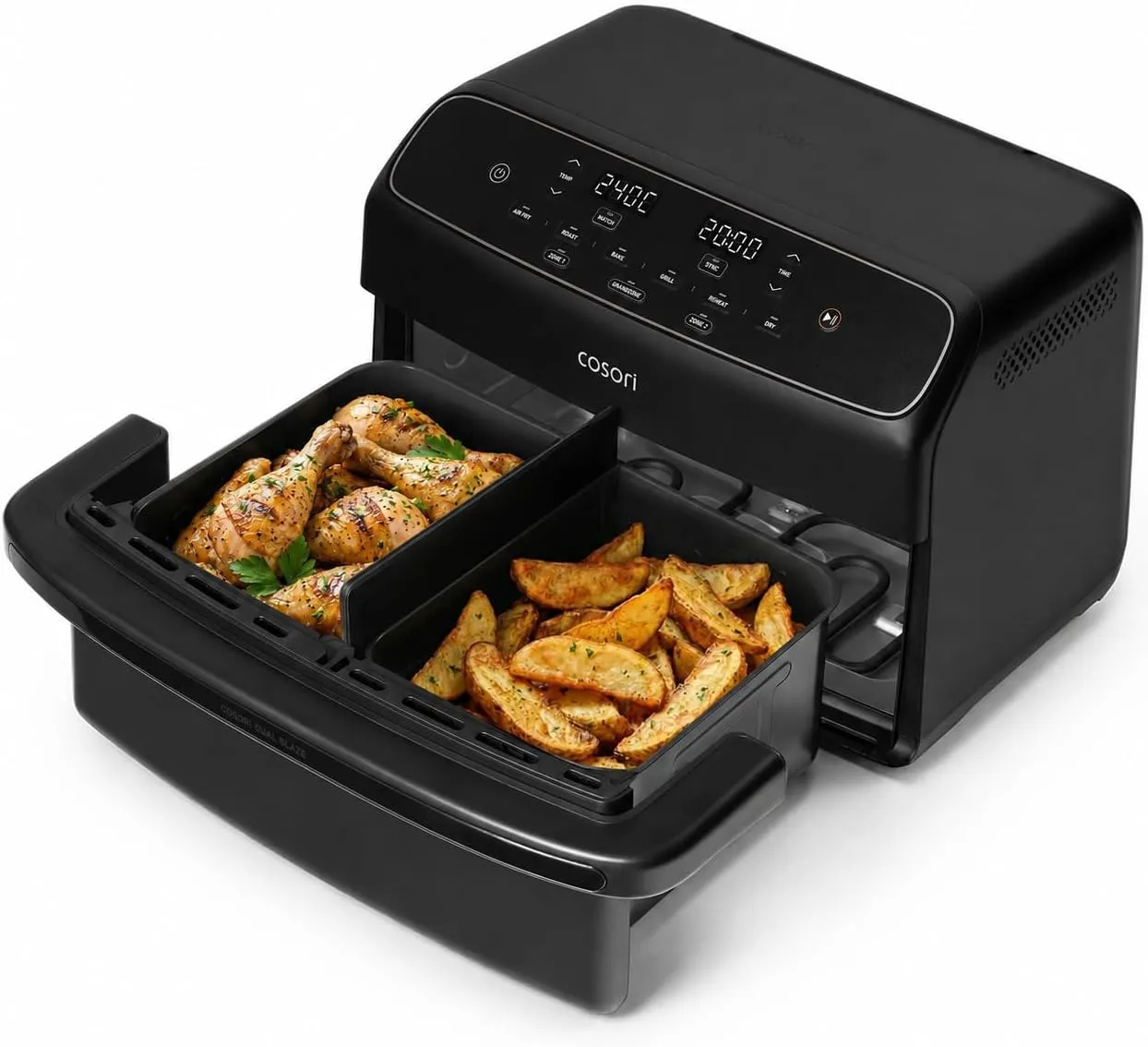 Friteuse à air chaud Cosori Dual Blaze TwinFry Compact 8,6 L